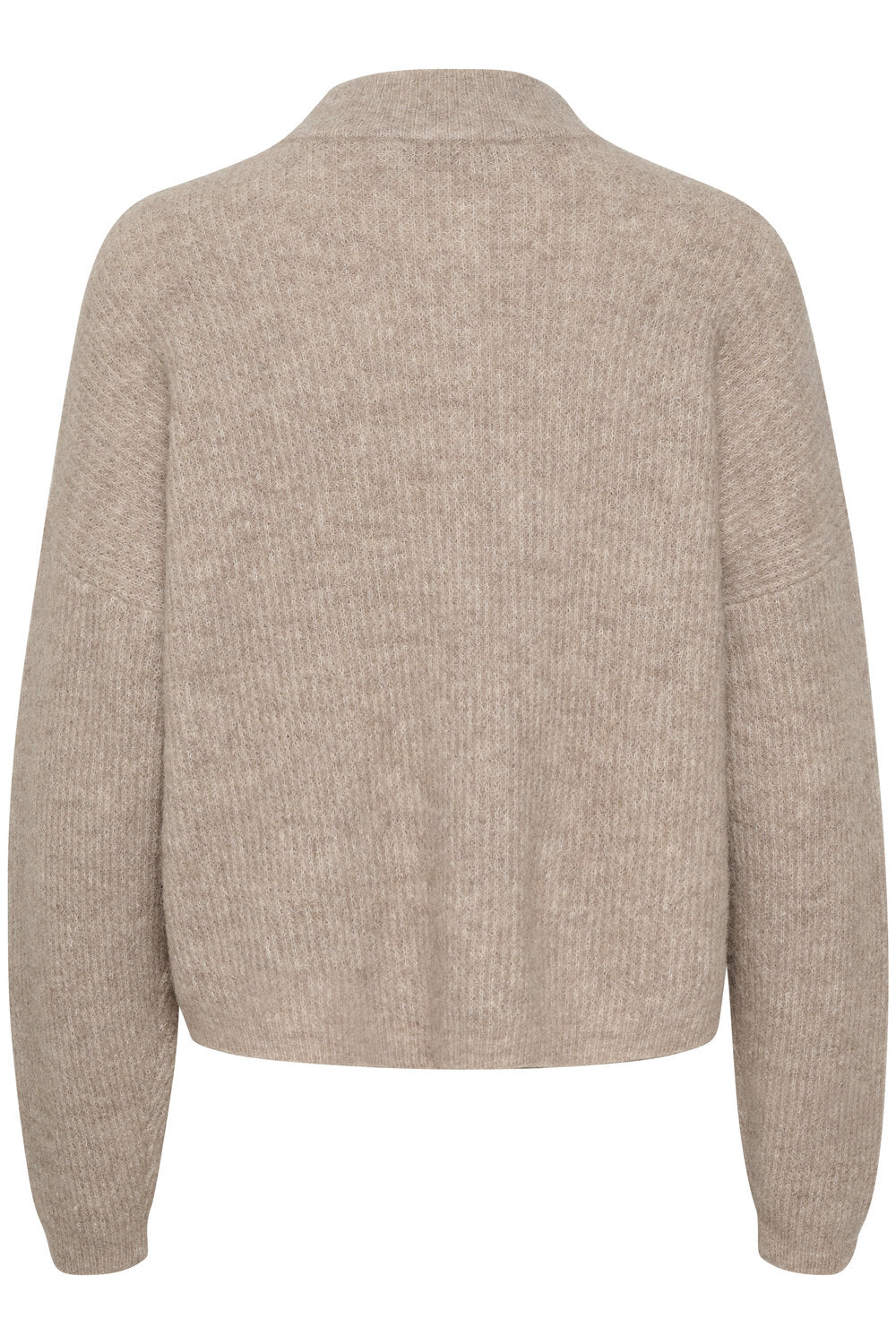 AlphaGZ uldcardigan - Warm Sand Melange