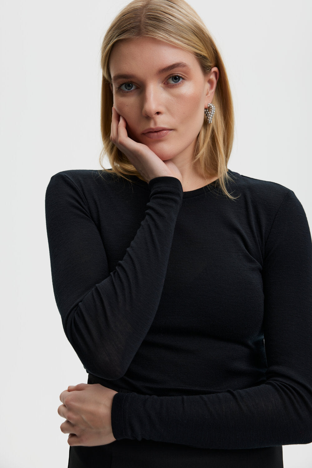 NiniaGZ langærmet t-shirt - sort