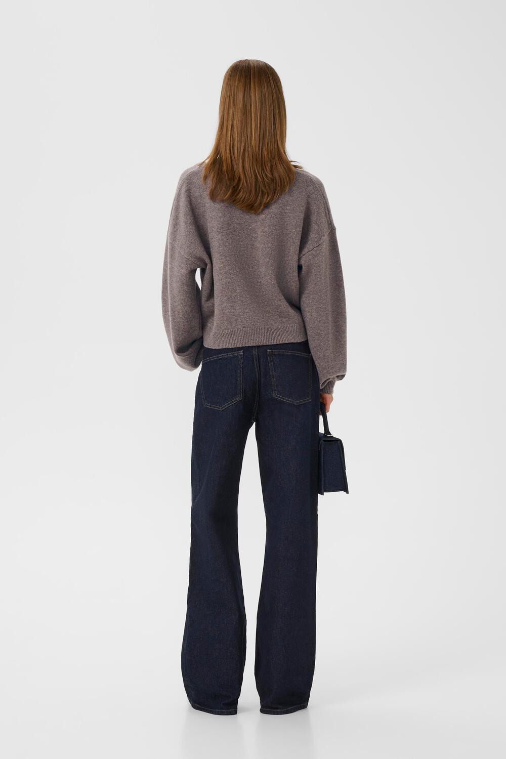 ManziGZ uldcardigan - Chestnut Melange