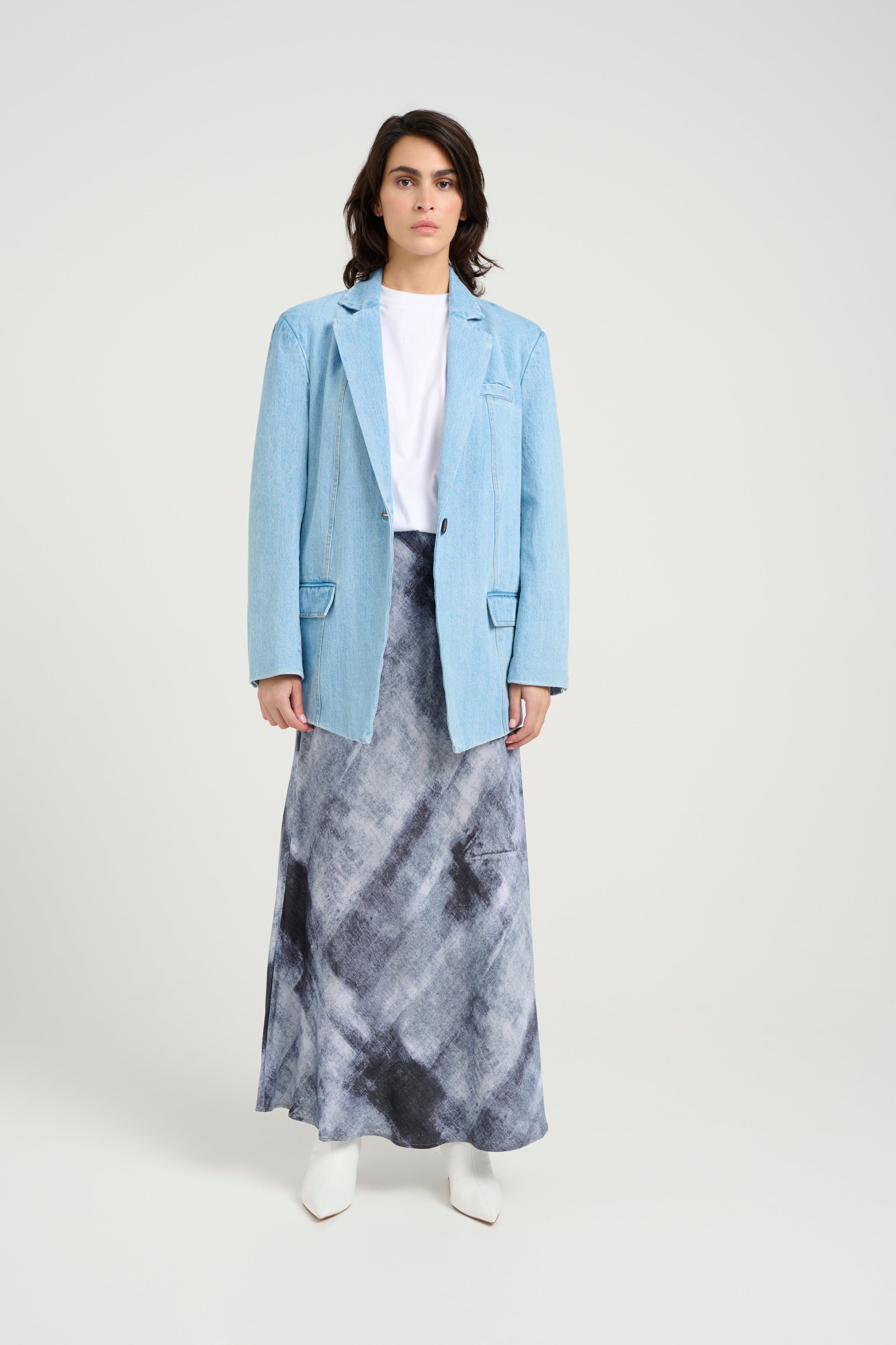 AreenGZ P HW nederdel - Blue Denim
