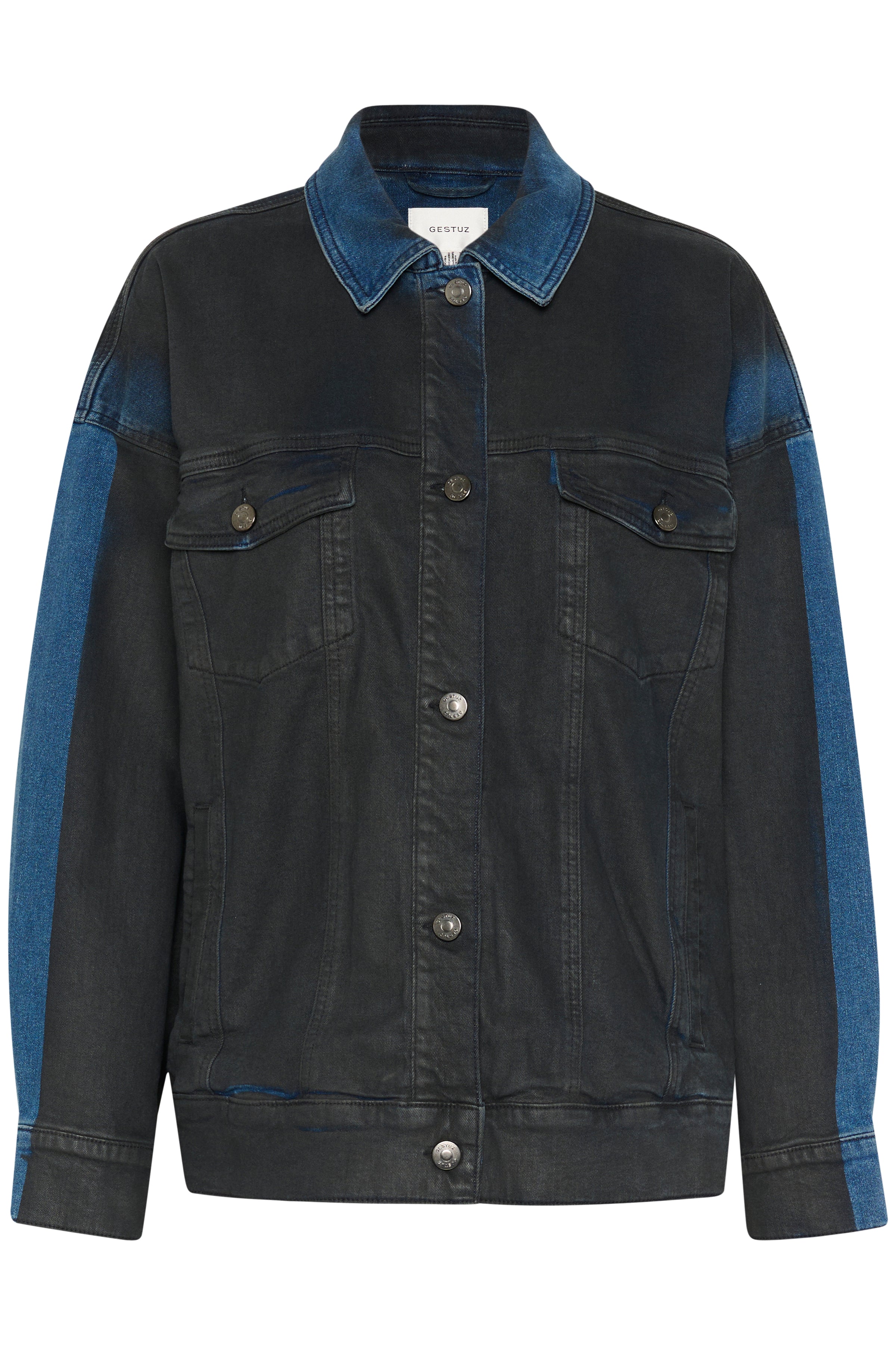 TimmieGZ OZ denimjakke - Blue/Black Washed