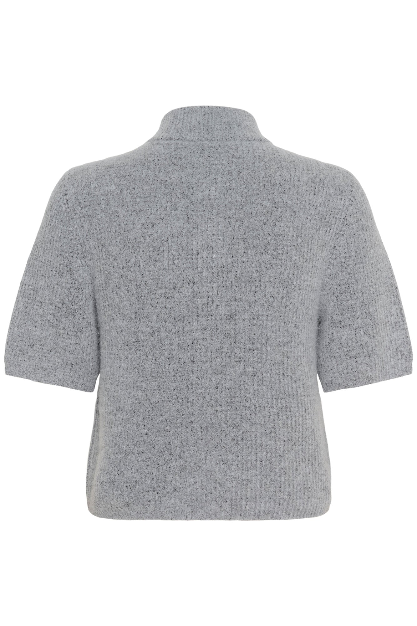 AlphaGZ kortærmet cardigan - Pearl Blue Melange
