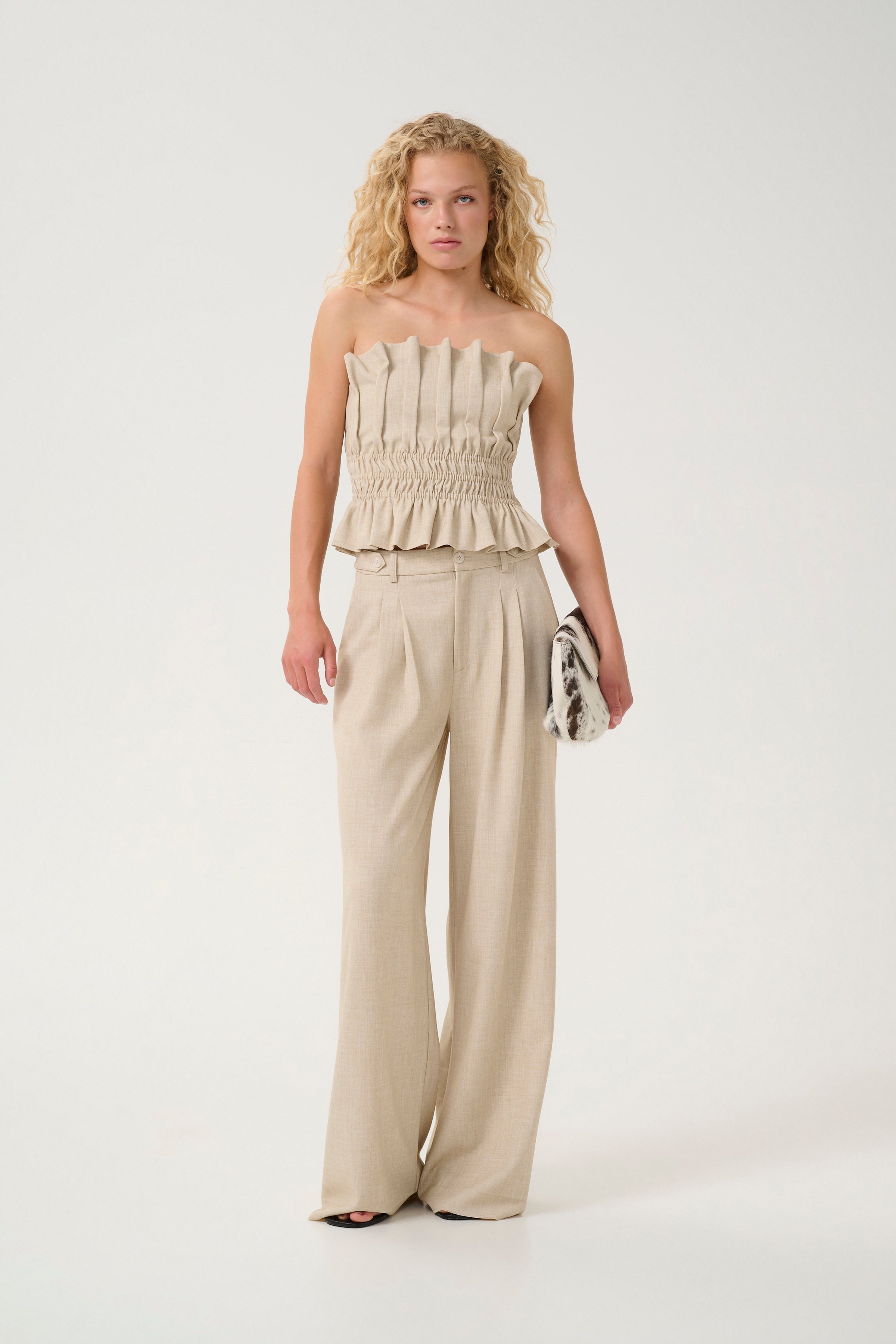 DecyGZ tubetop - Light Sand Melange