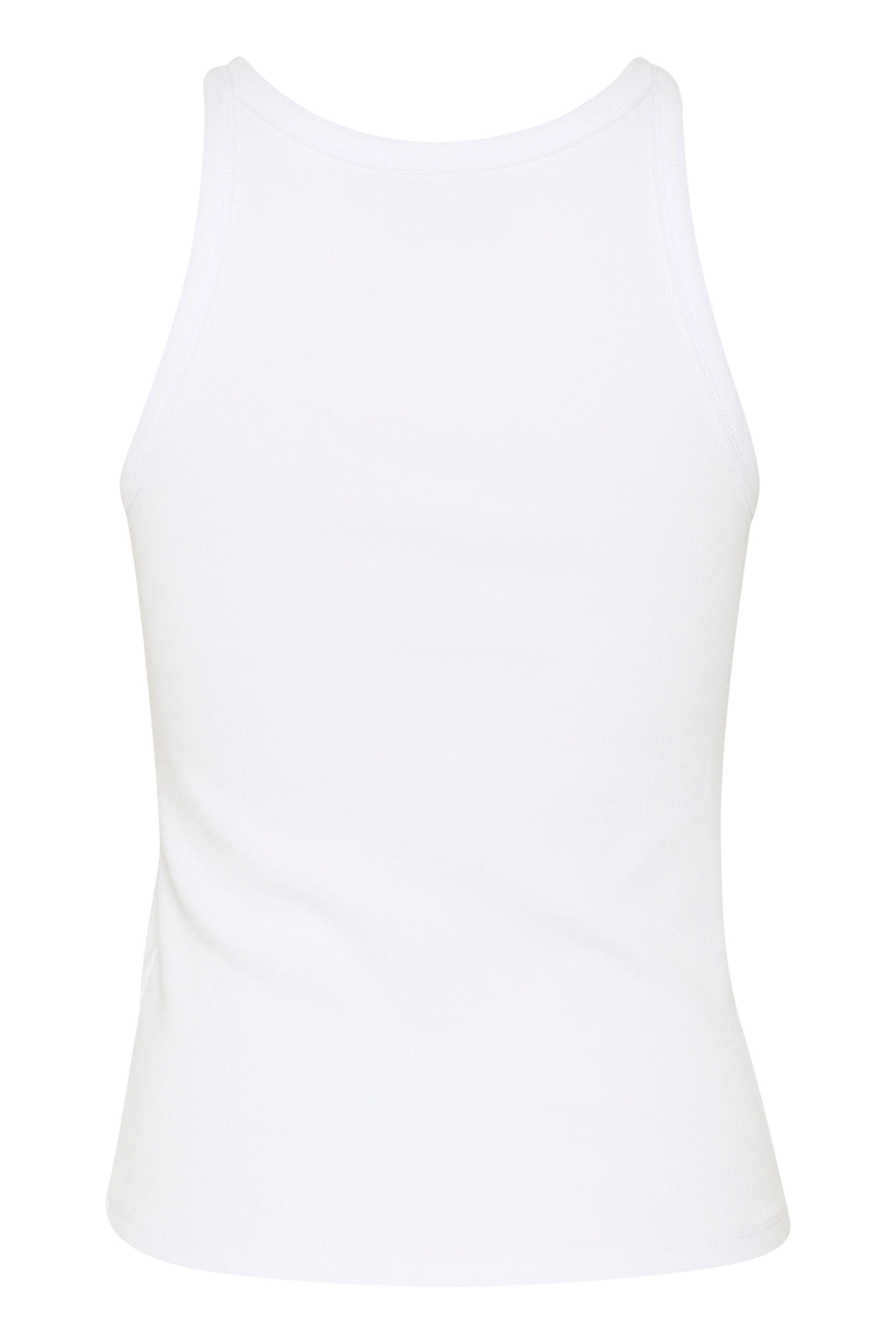 DrewGZ Rhinestone Logo tanktop - Bright White