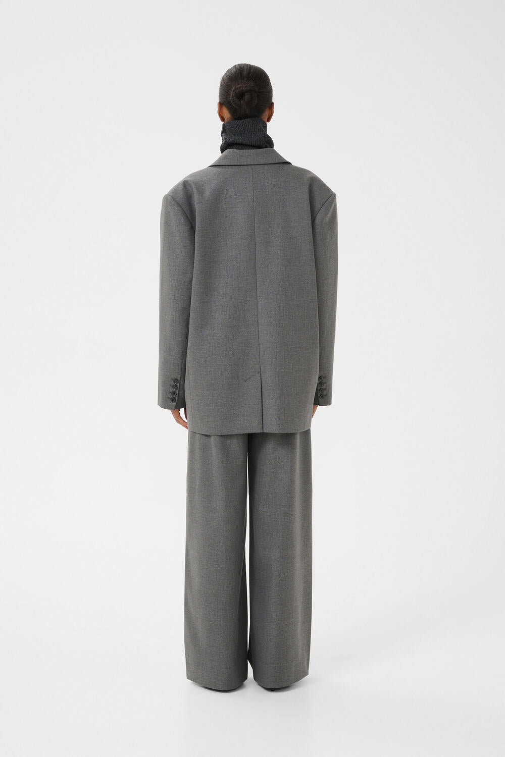 GZpaula blazer - Dark grey melange