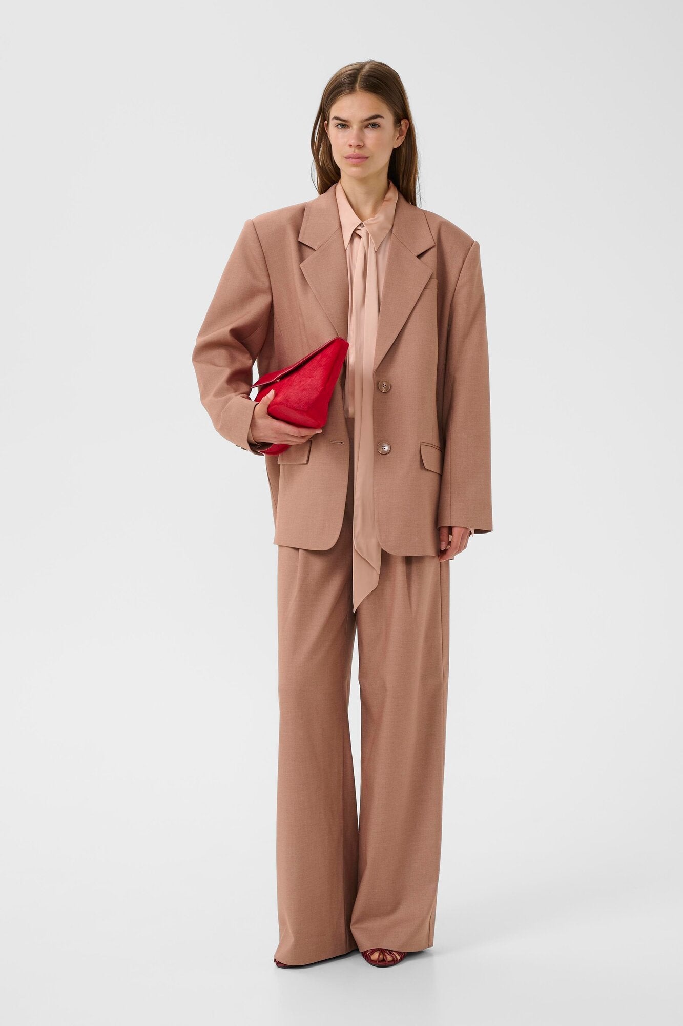 GZpaula blazer - Burnt Marple Sugar Melange