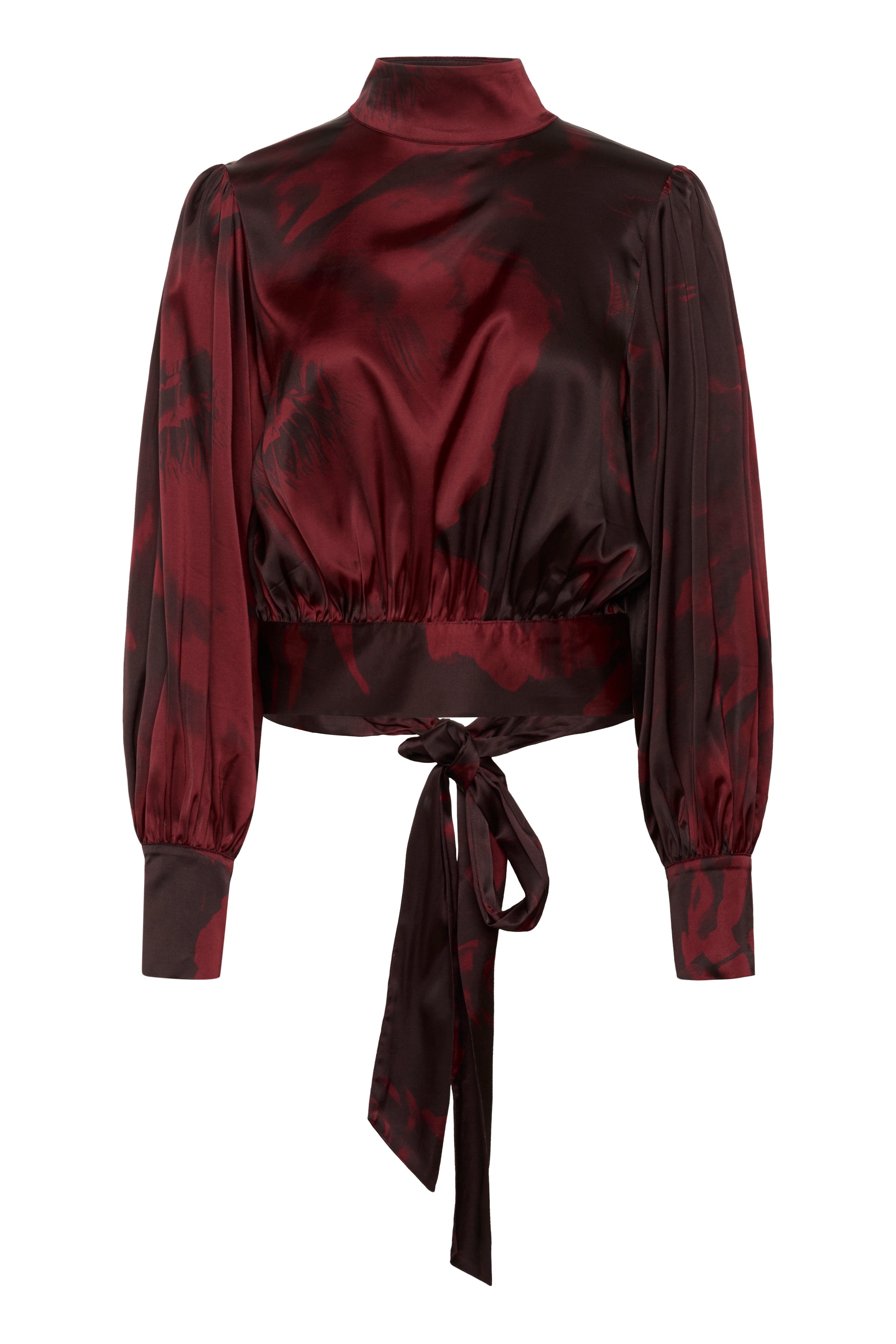 GZselina P bluse - Ripasso/Aronia Big Rose