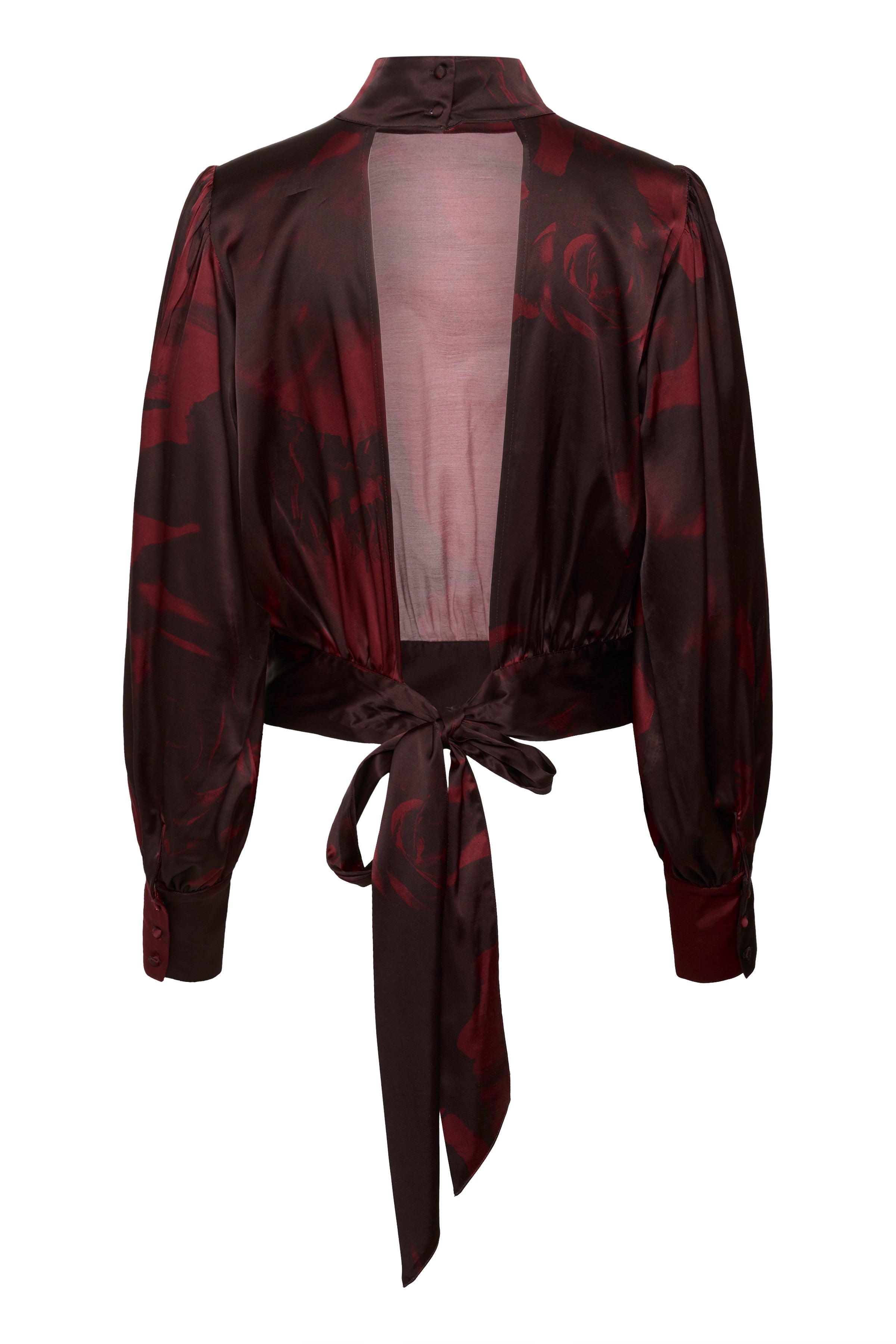 GZselina P bluse - Ripasso/Aronia Big Rose