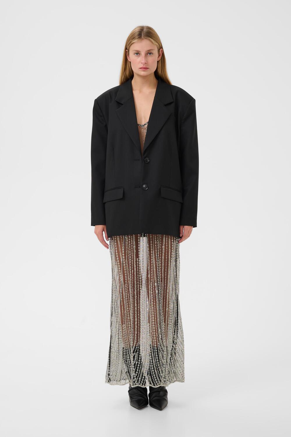 GZsibba kjole - sort/sølvfarvet