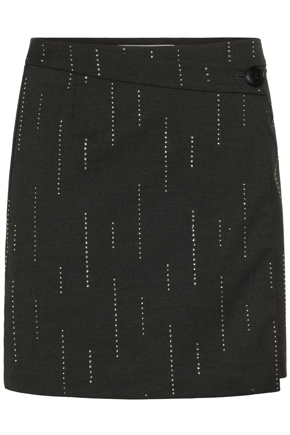 GZadira Wrap nederdel - Dark Grey Melange