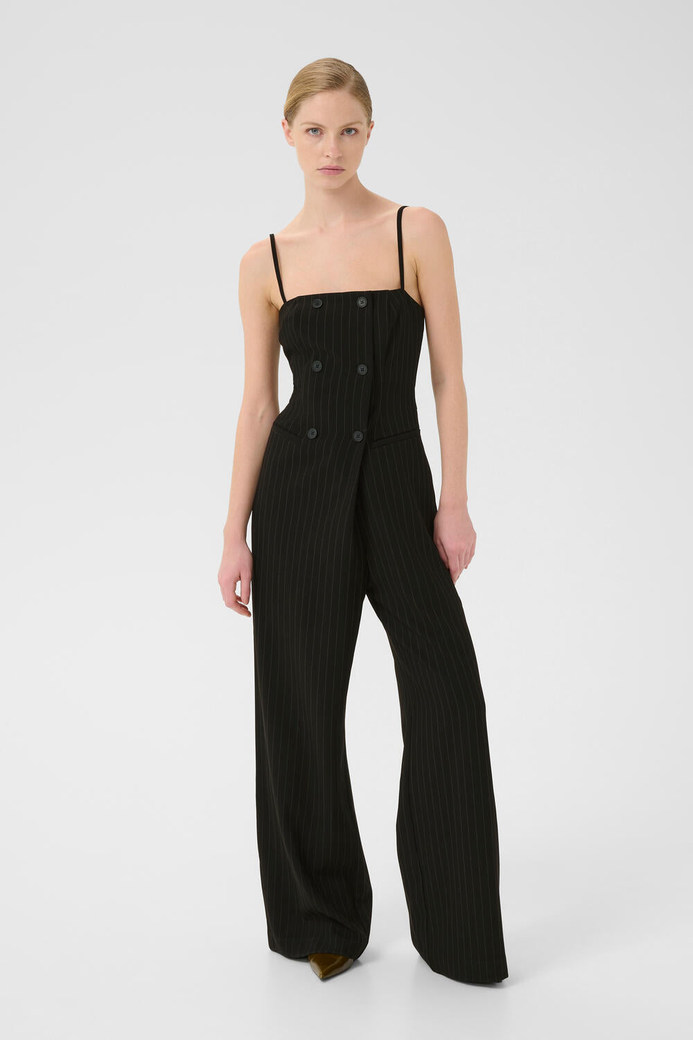 GZjoelle buksedragt - Black Pinstripe