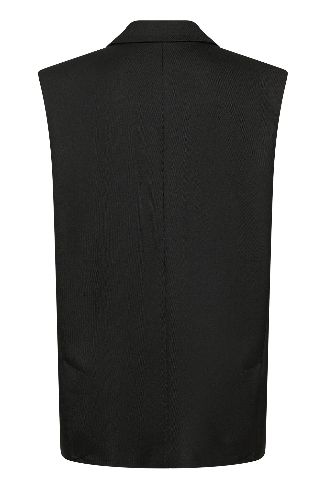 GZpaula lang blazer vest - sort