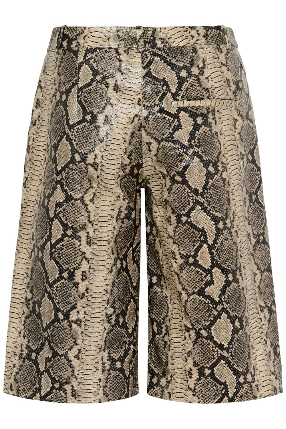 GZallis snake shorts - Pale Khaki Snake
