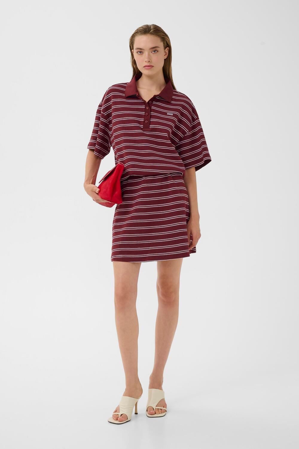 GZpilova nederdel - Cabernet Striped