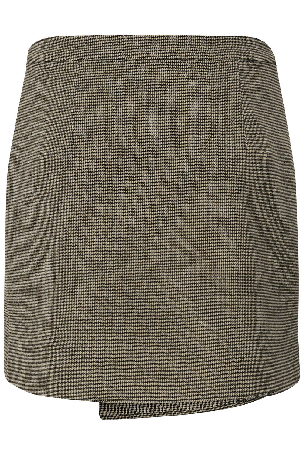 GZcasia nederdel - black and white houndstooth
