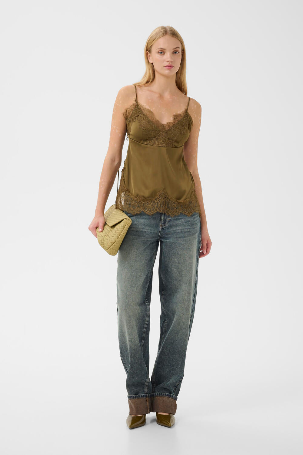 GZlalou top - Military Olive