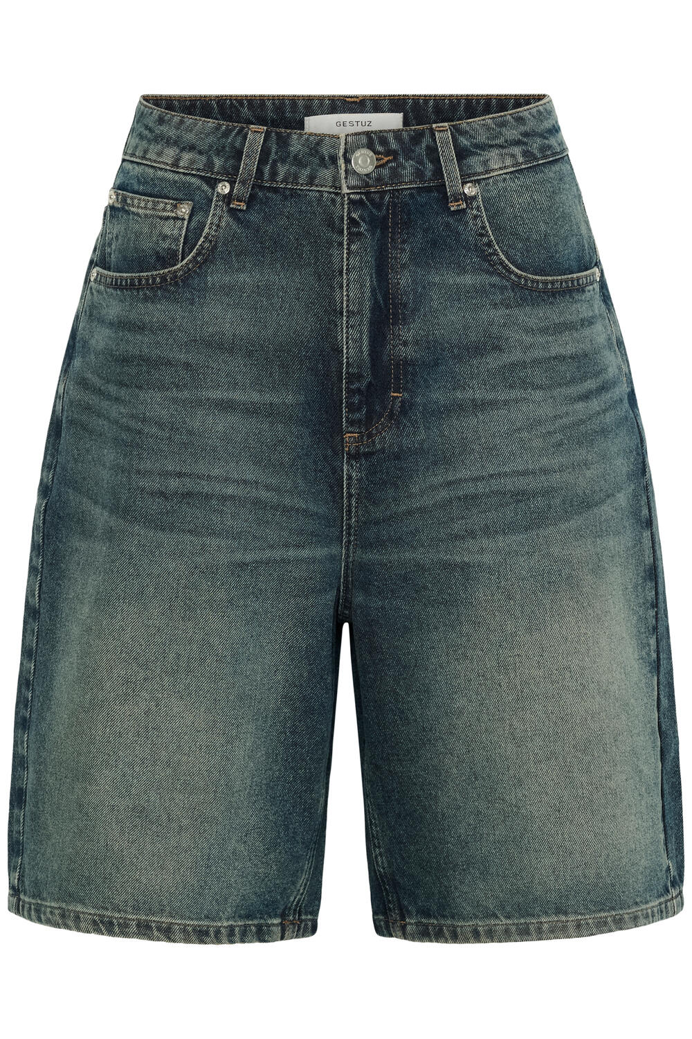 GZsusara denimshorts - Blue/green wash