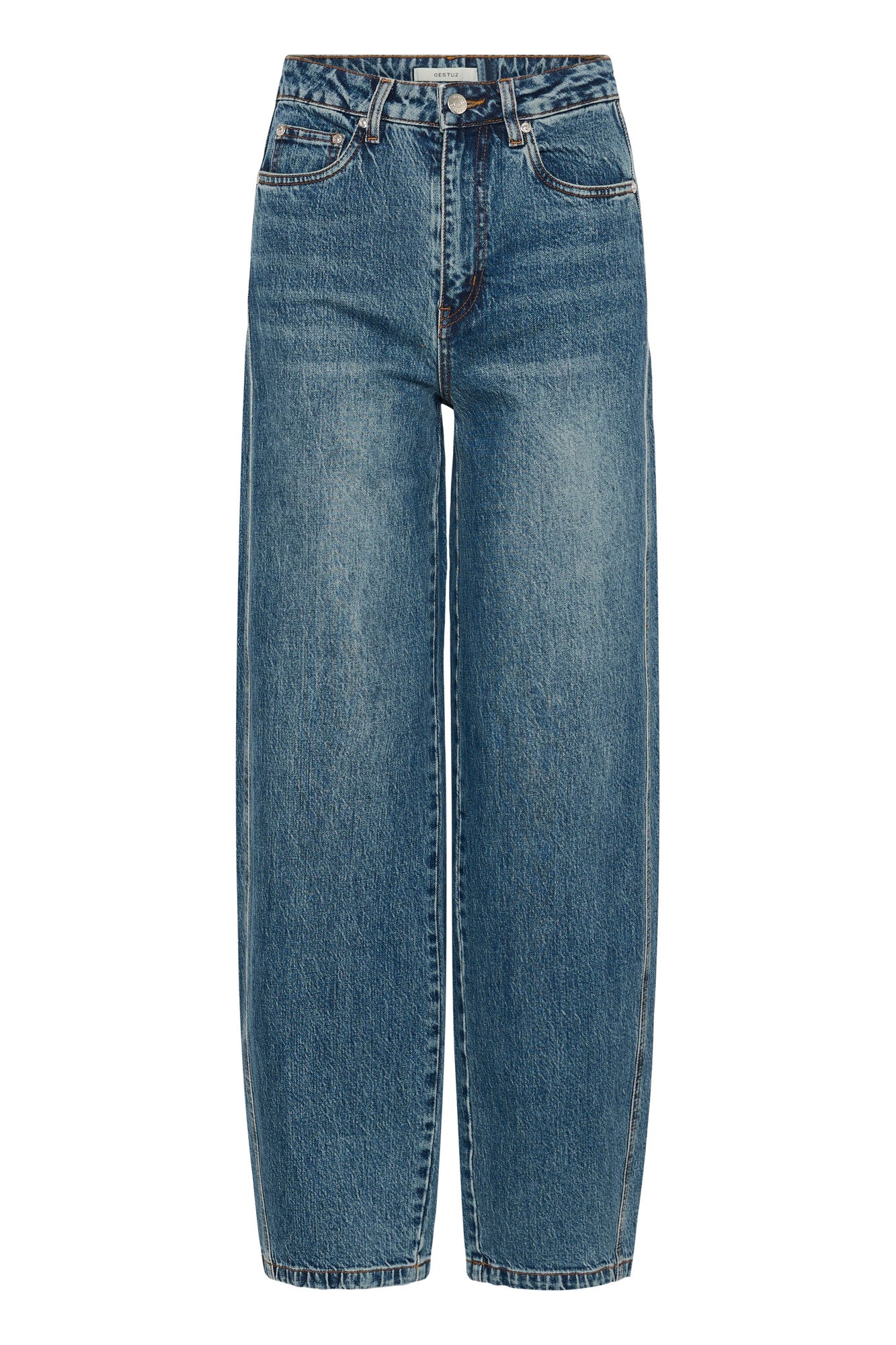 GZmelu barrel jeans - Classic Mid Blue Wash