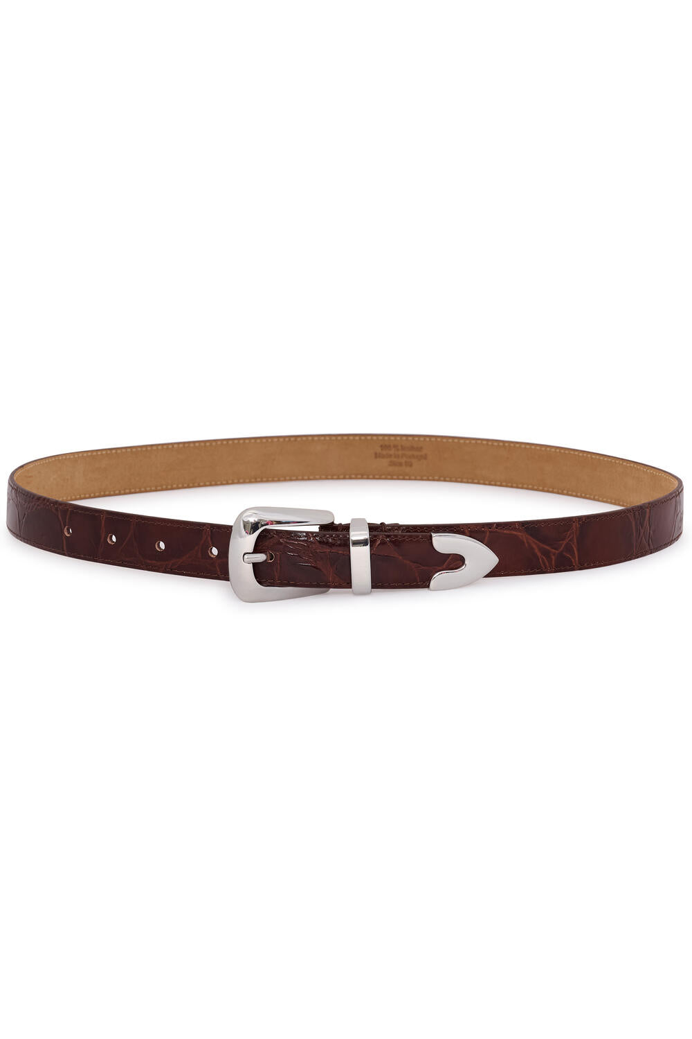 GZsuva patent bælte - Dark brown croco