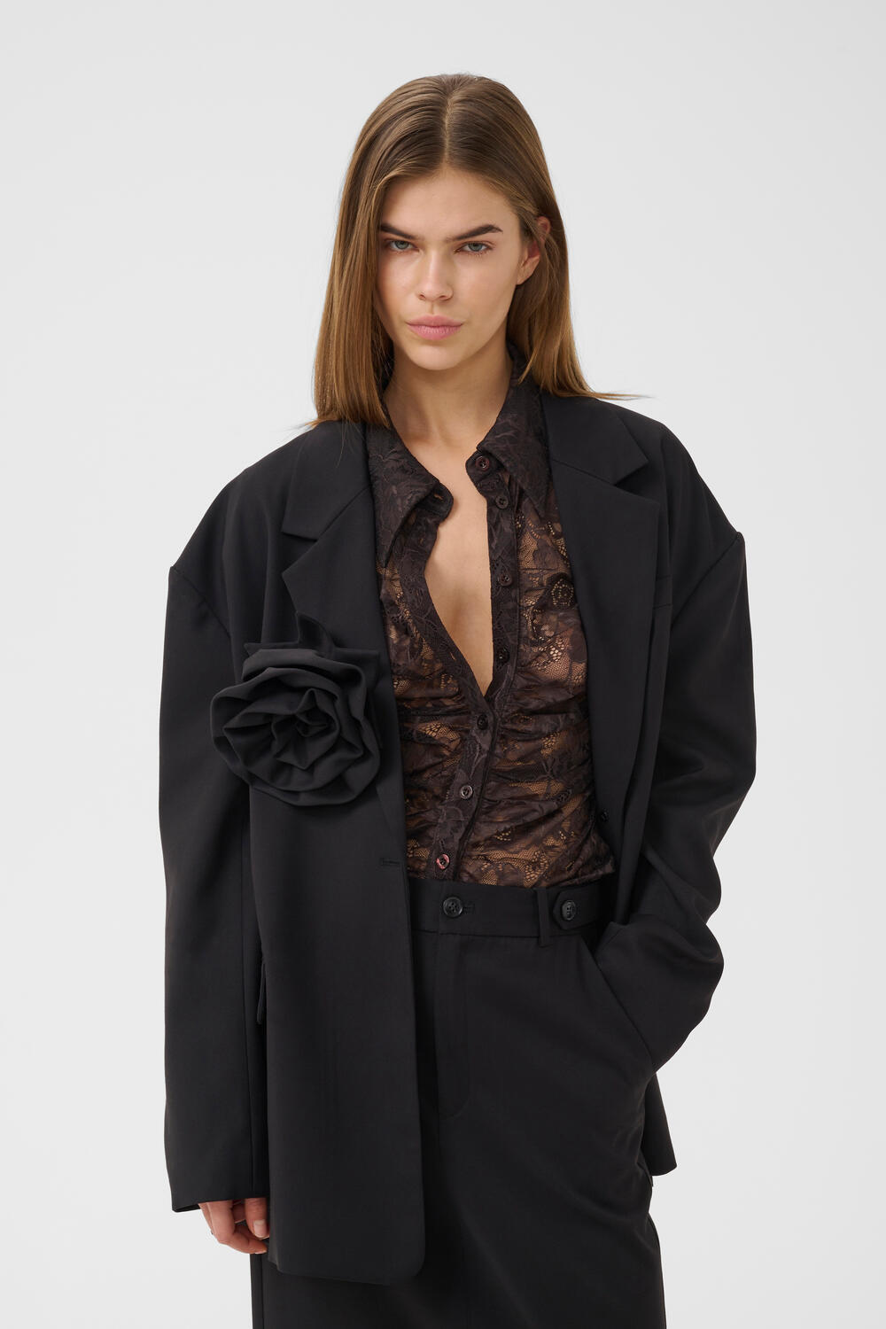 GZpaula OZ soft blazer - sort
