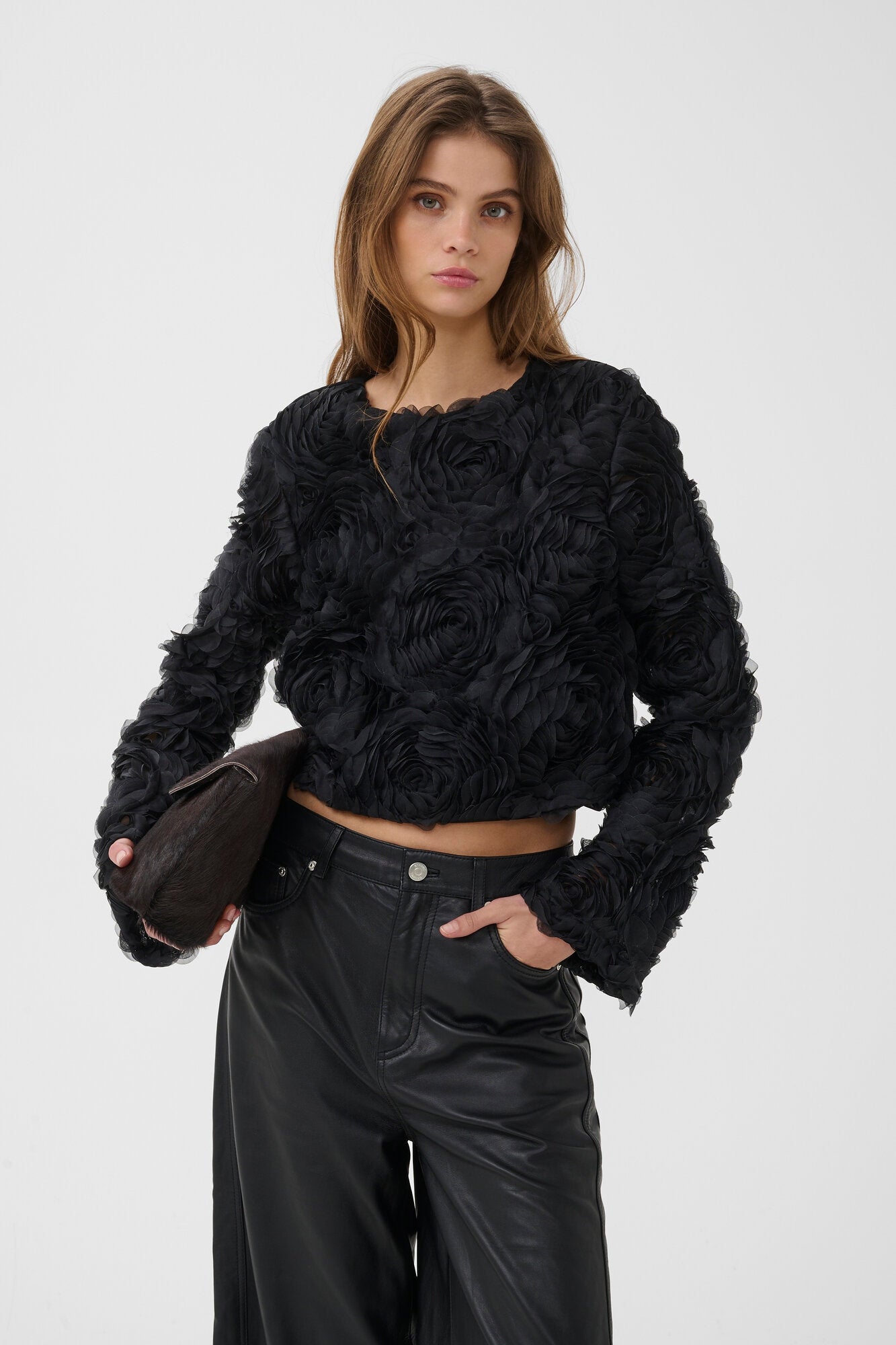Ingrida bluse – sort