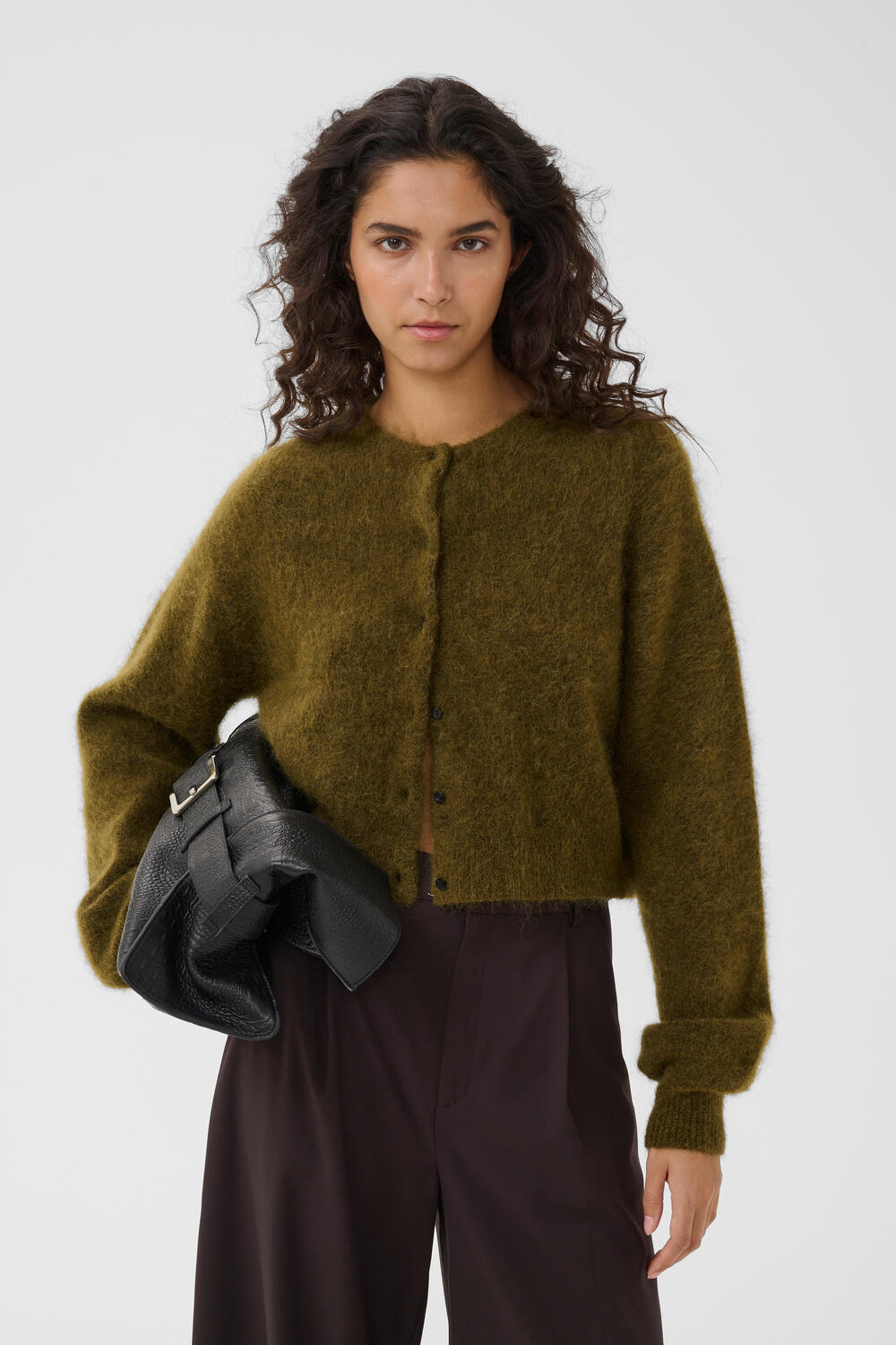 GZdebbie kort cardigan - Plantation Melange