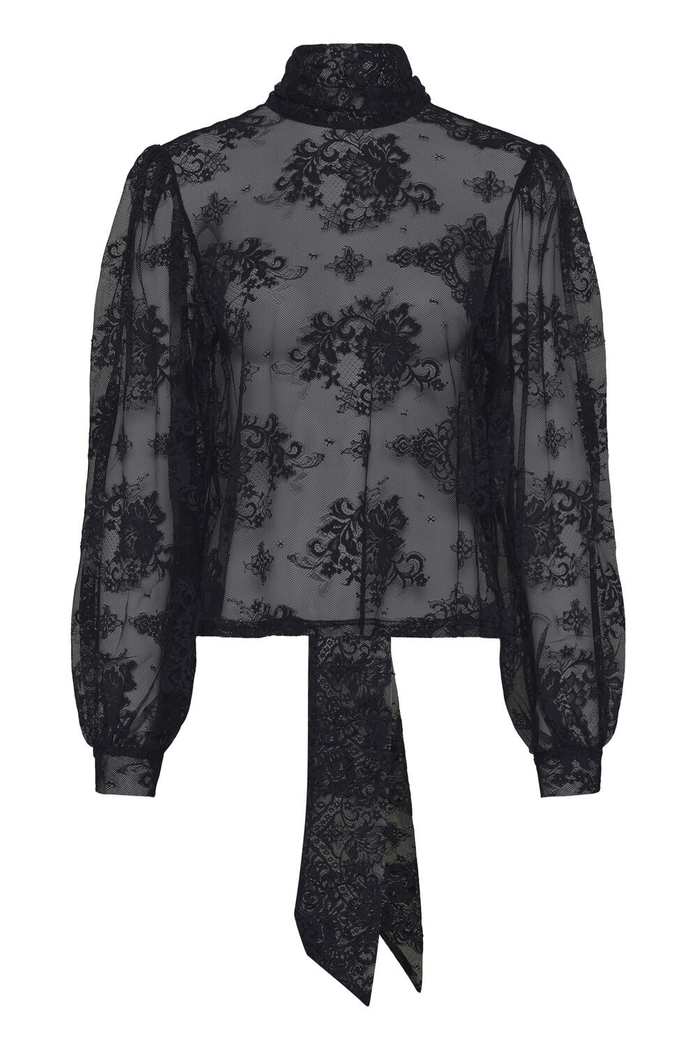 Ruby blondebluse – Black