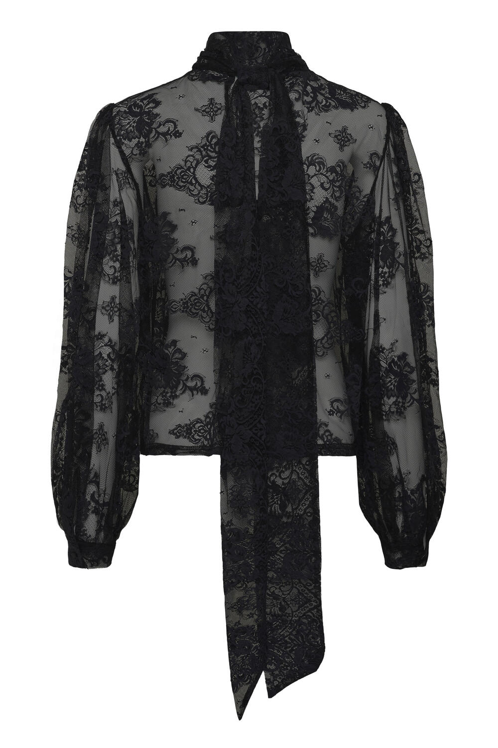 Ruby blondebluse – Black
