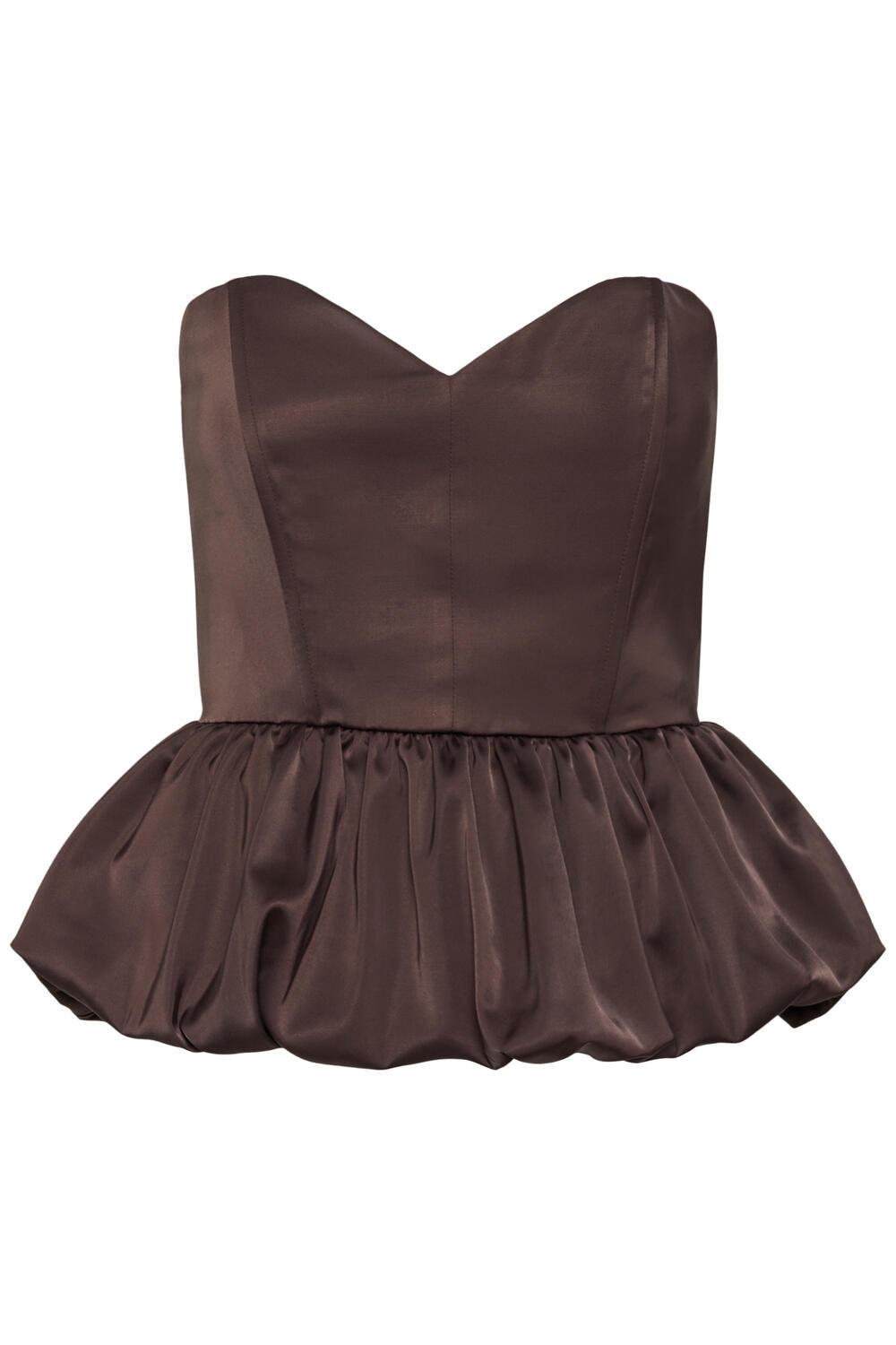 Zelva Corsage top – Deep Plum