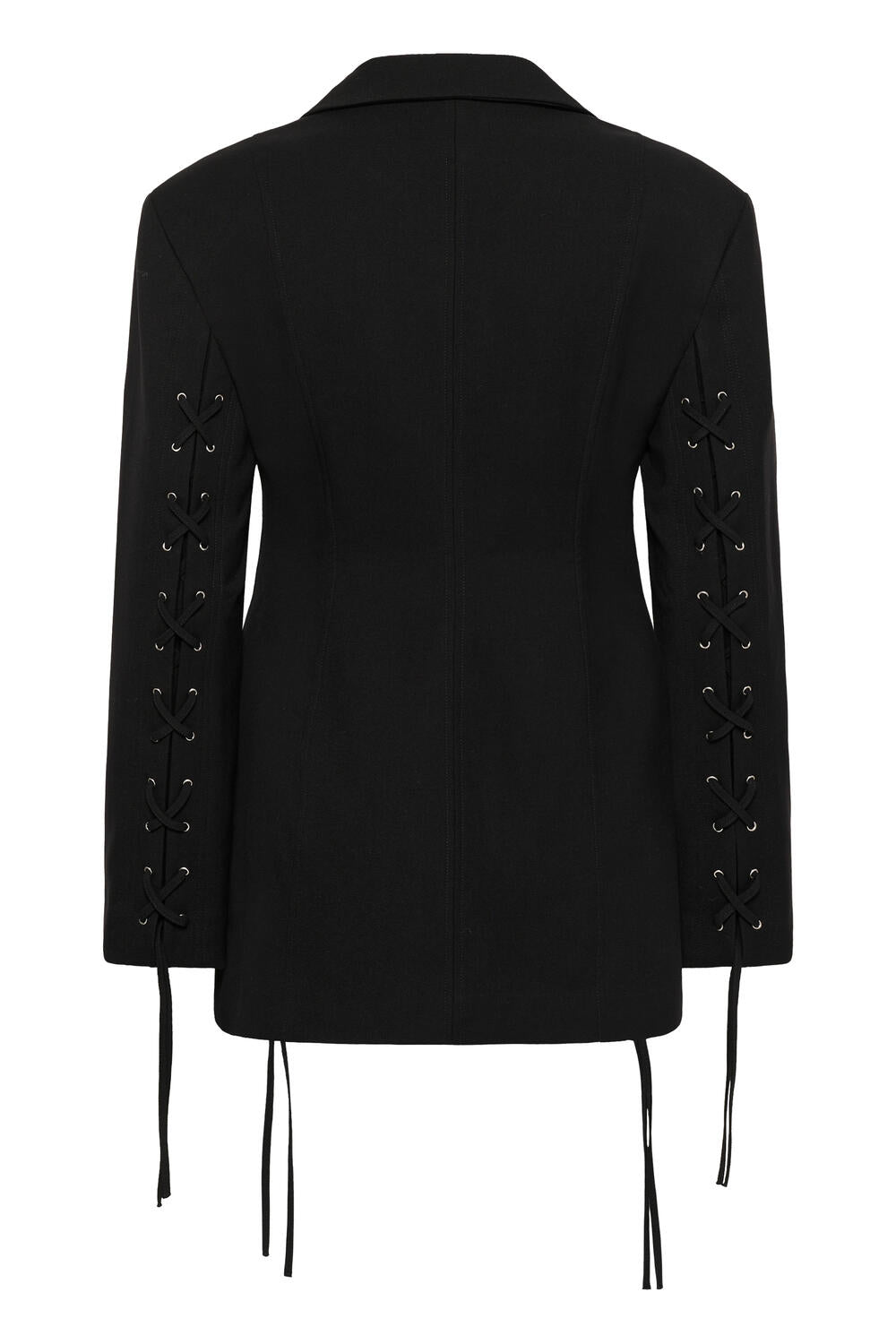 Laila figursyet blazer – sort