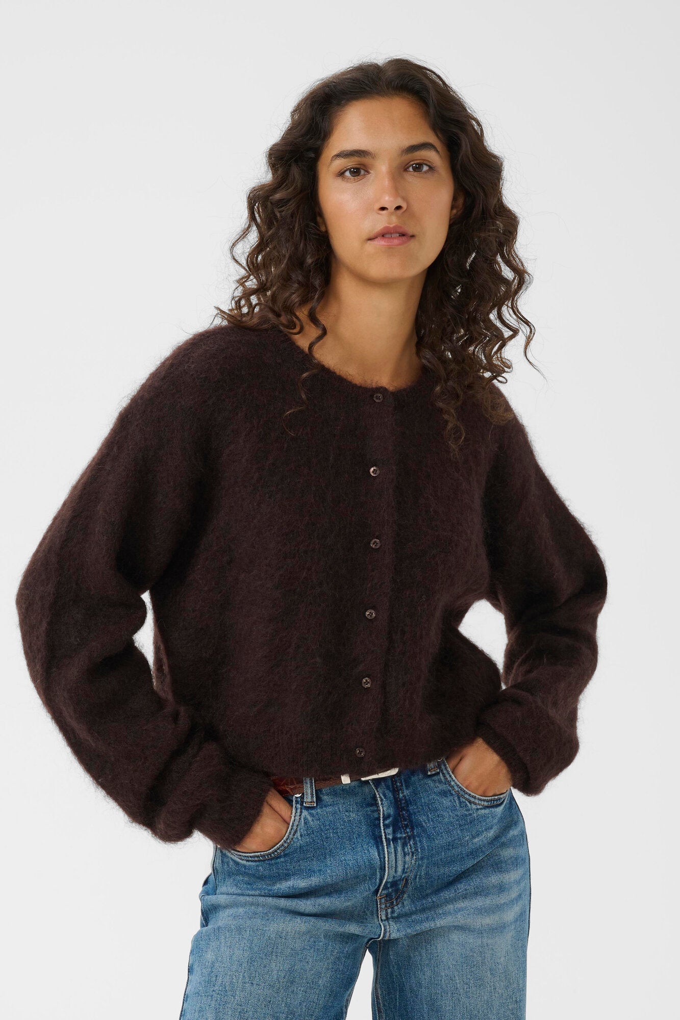 GZdebbie cardigan - Ganache Melange