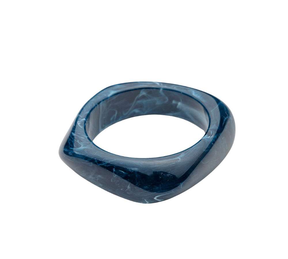 Big Square armbånd - mørkeblå