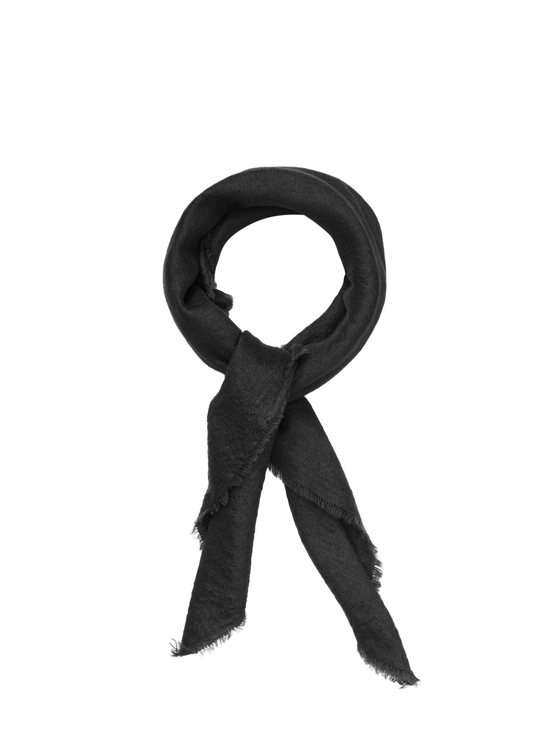 Cashma tørklæde, small - sort