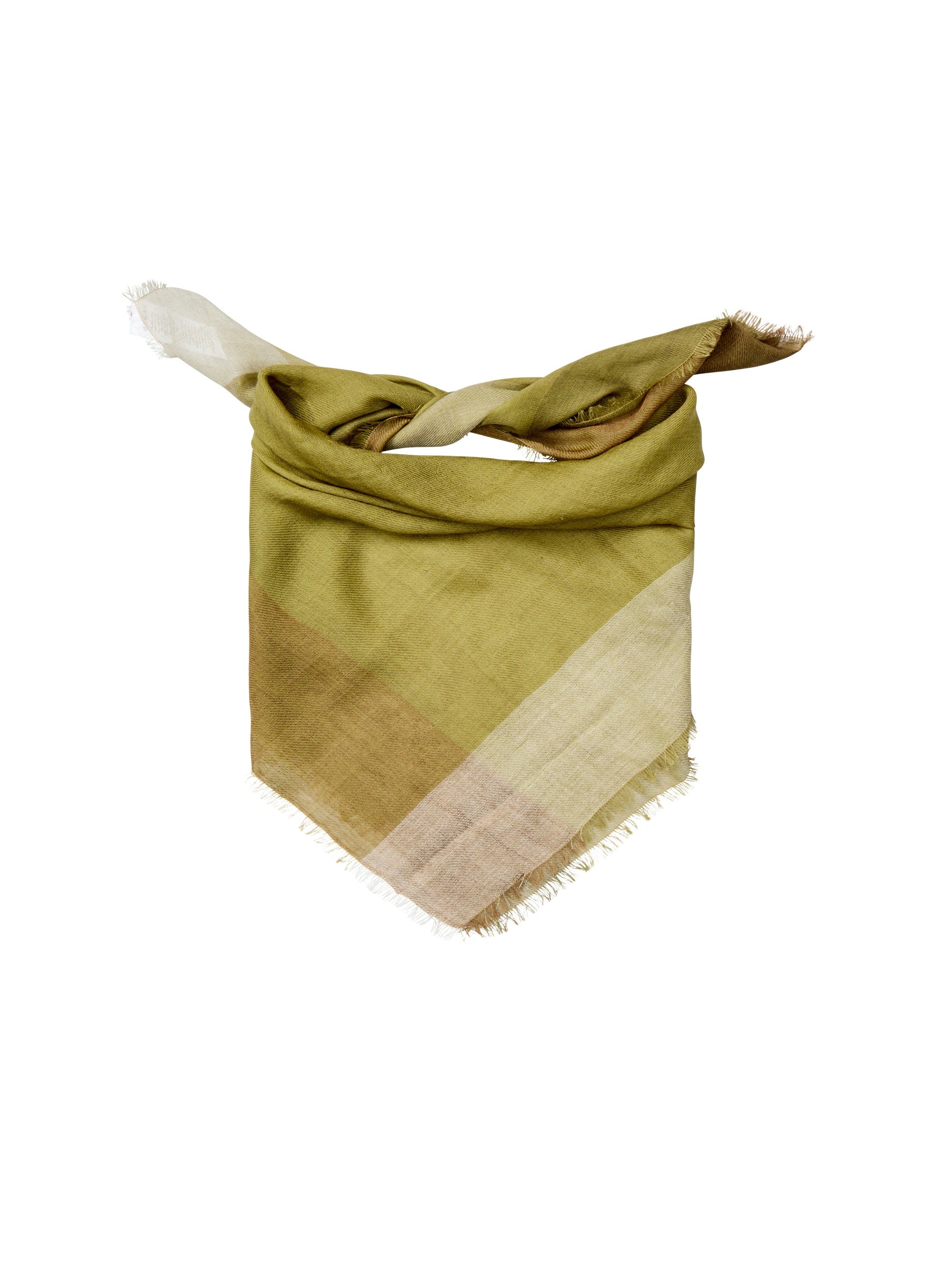 Ekko Wica Big tørklæde - Golden Cypress Green