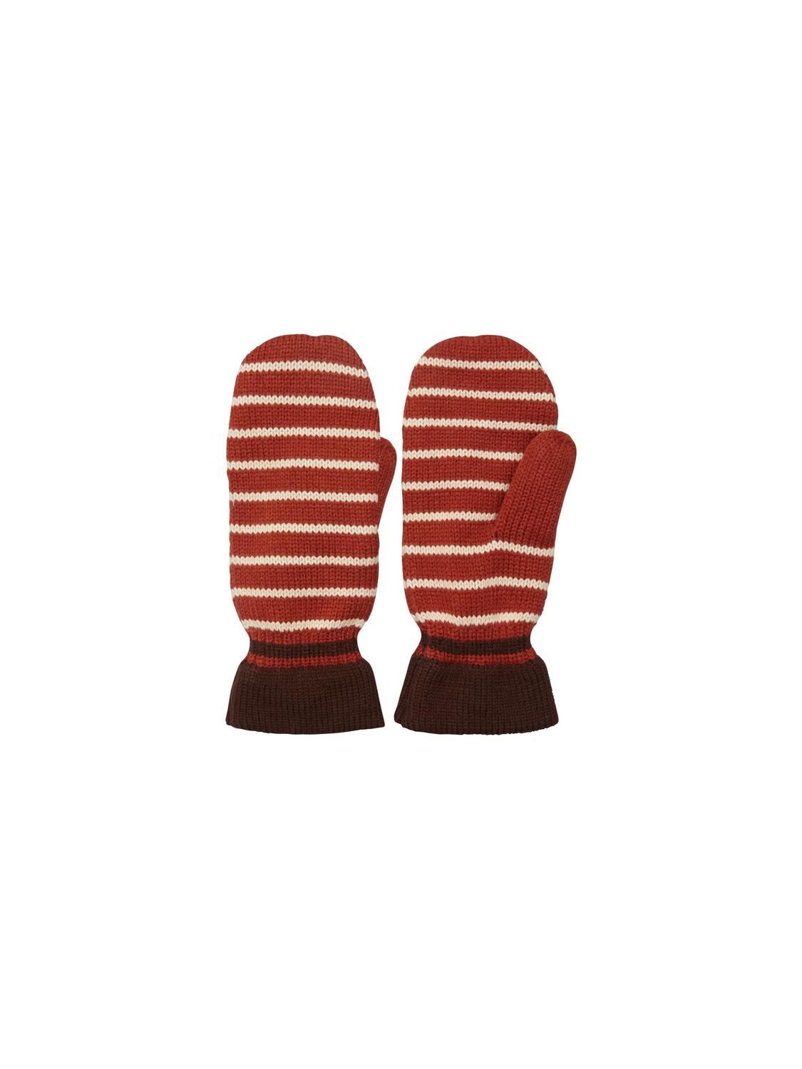 Thin Striped Emerald handsker - Maroon Brown