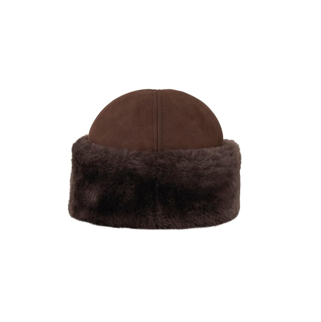 Dora Shearling hat - Chocolate Torte
