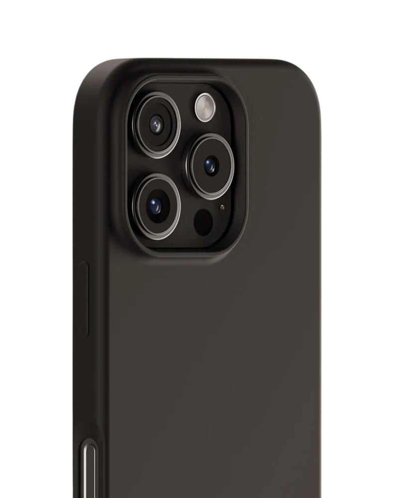 Silicone iPhone cover - sort