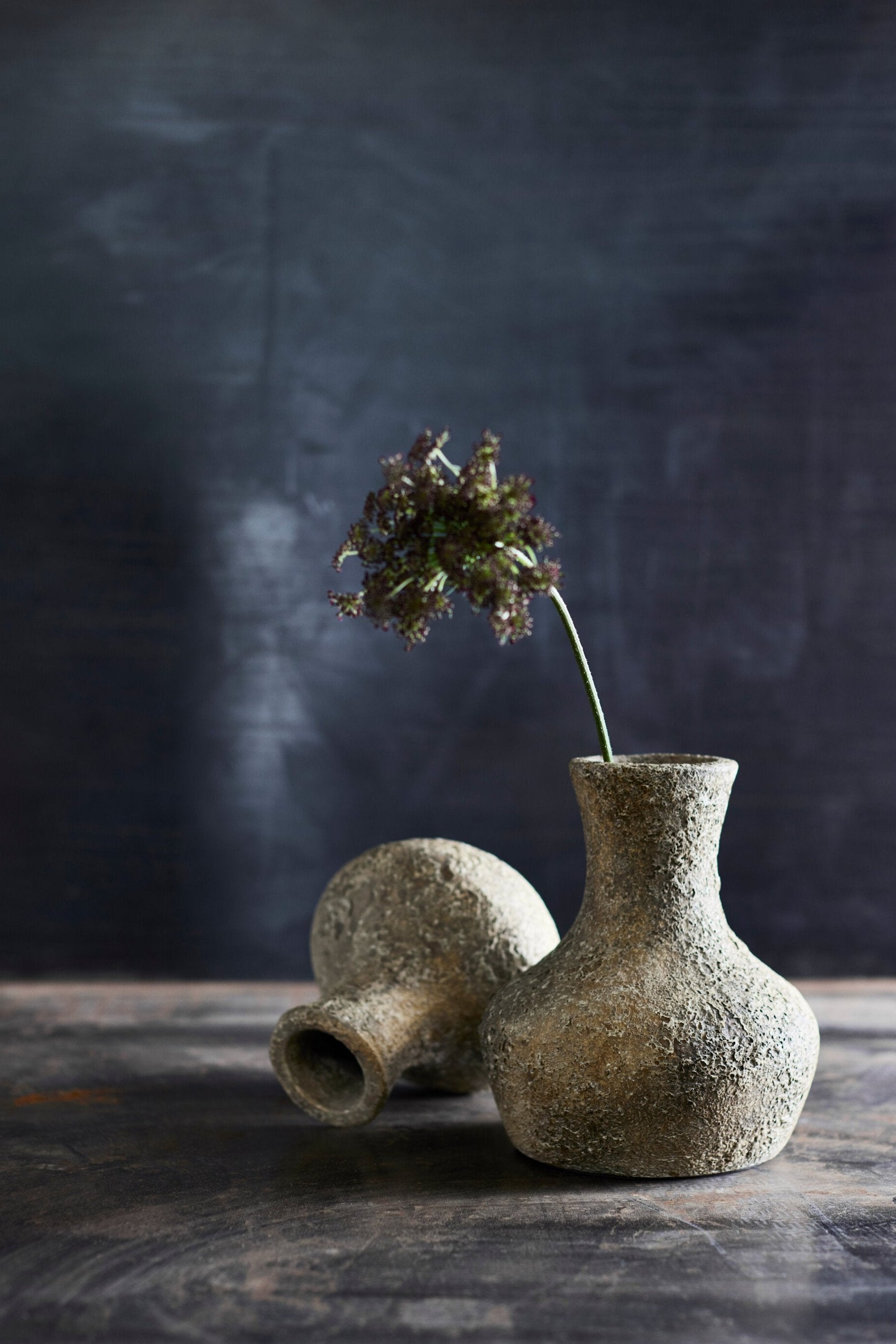 Eris vase, M - Rustic sand
