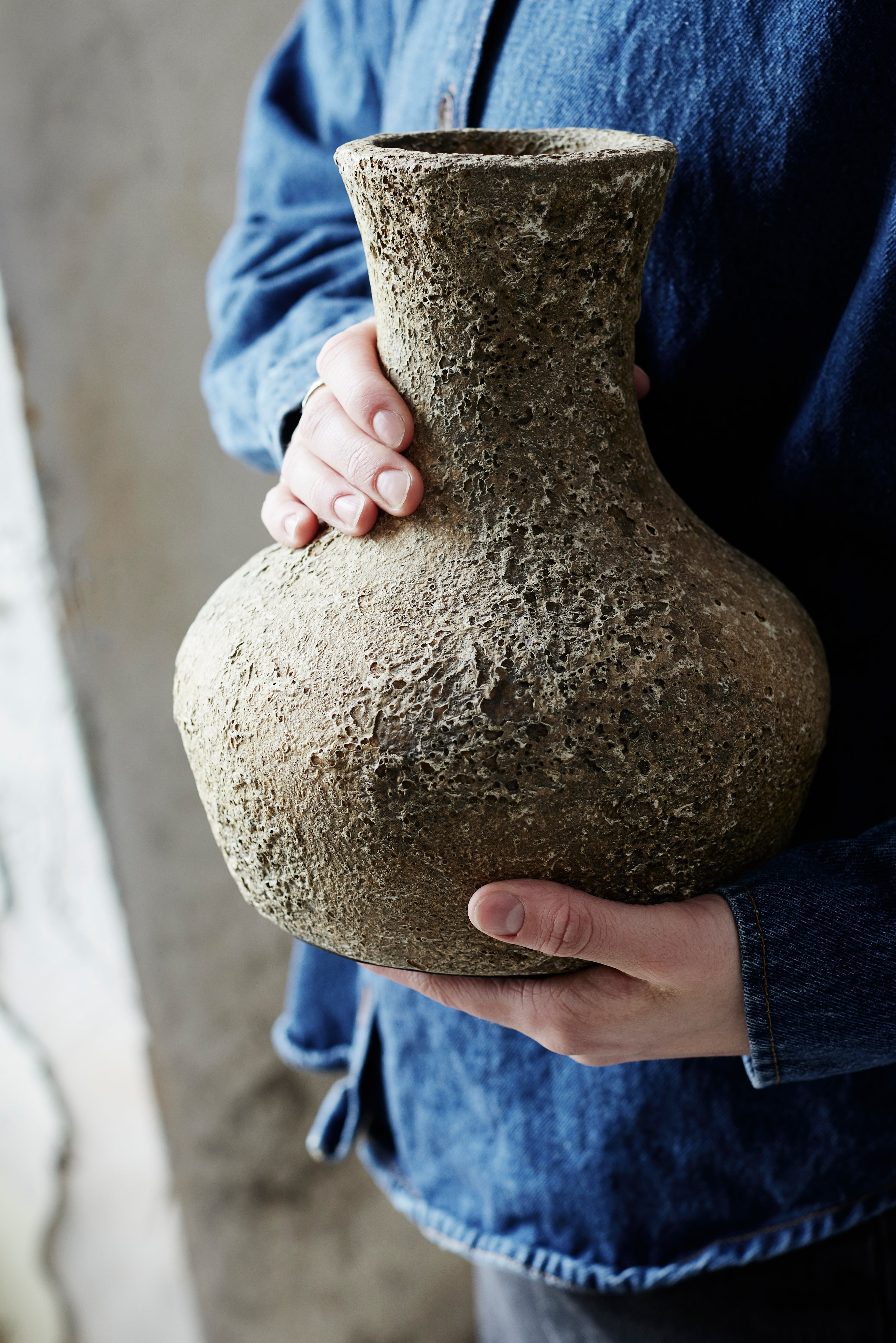 Vase Eris, L - Rustic sand