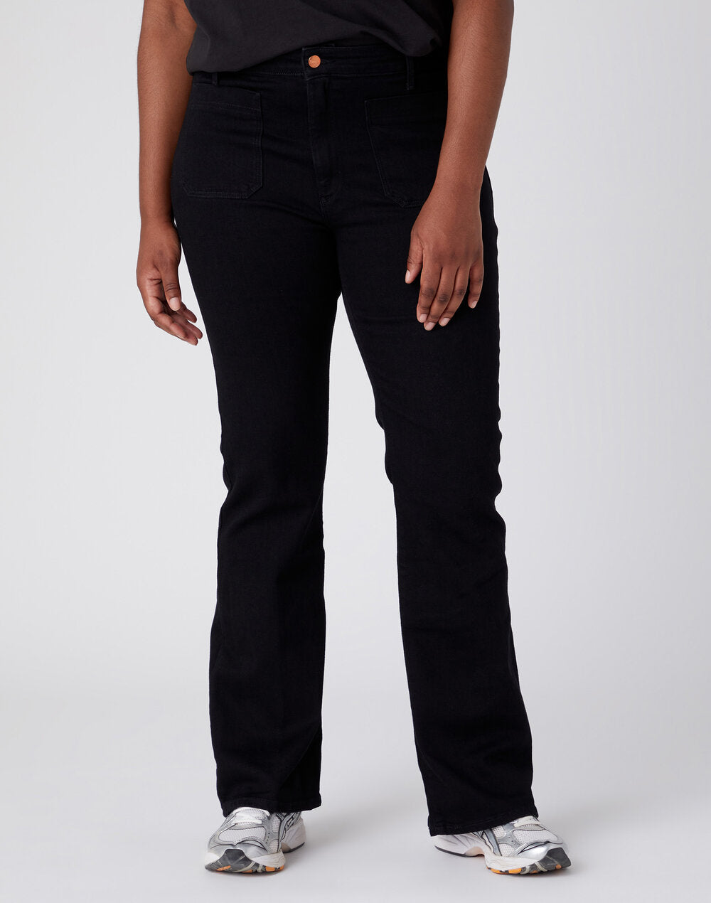 Flare Retro bootcut jeans - sort