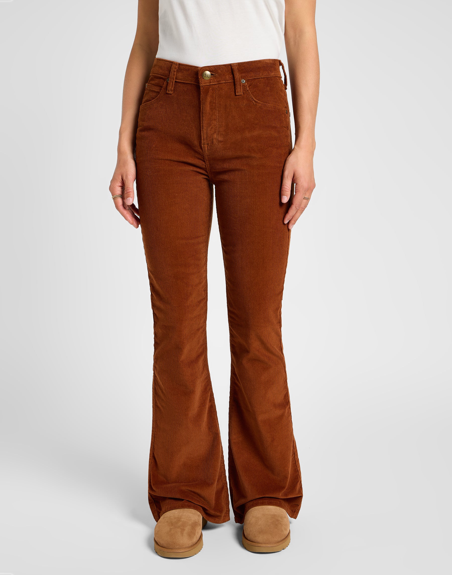 Breese Flare bootcut jeans - Clove
