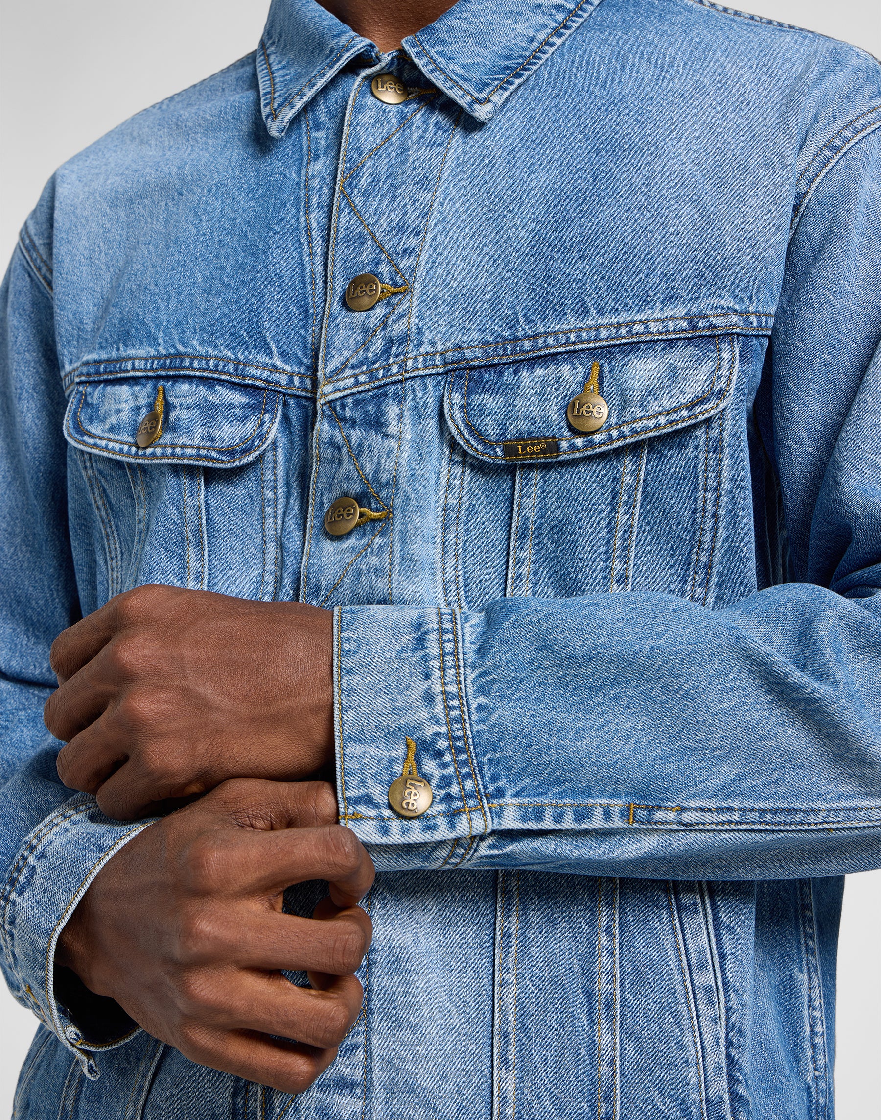 Relaxed Rider denimjakke - Sandstorm