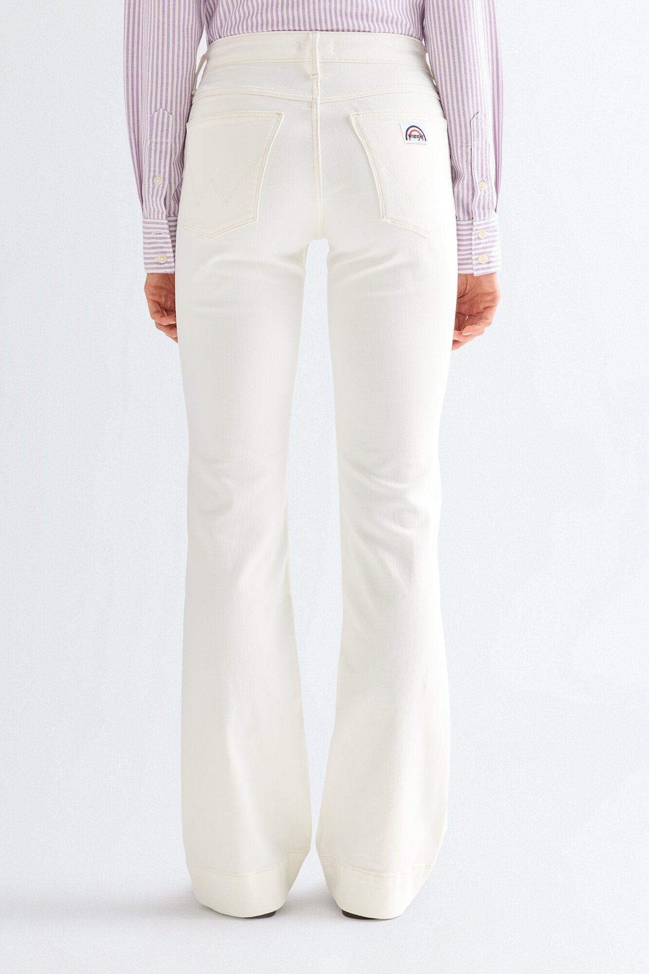 Flare jeans - Worn White