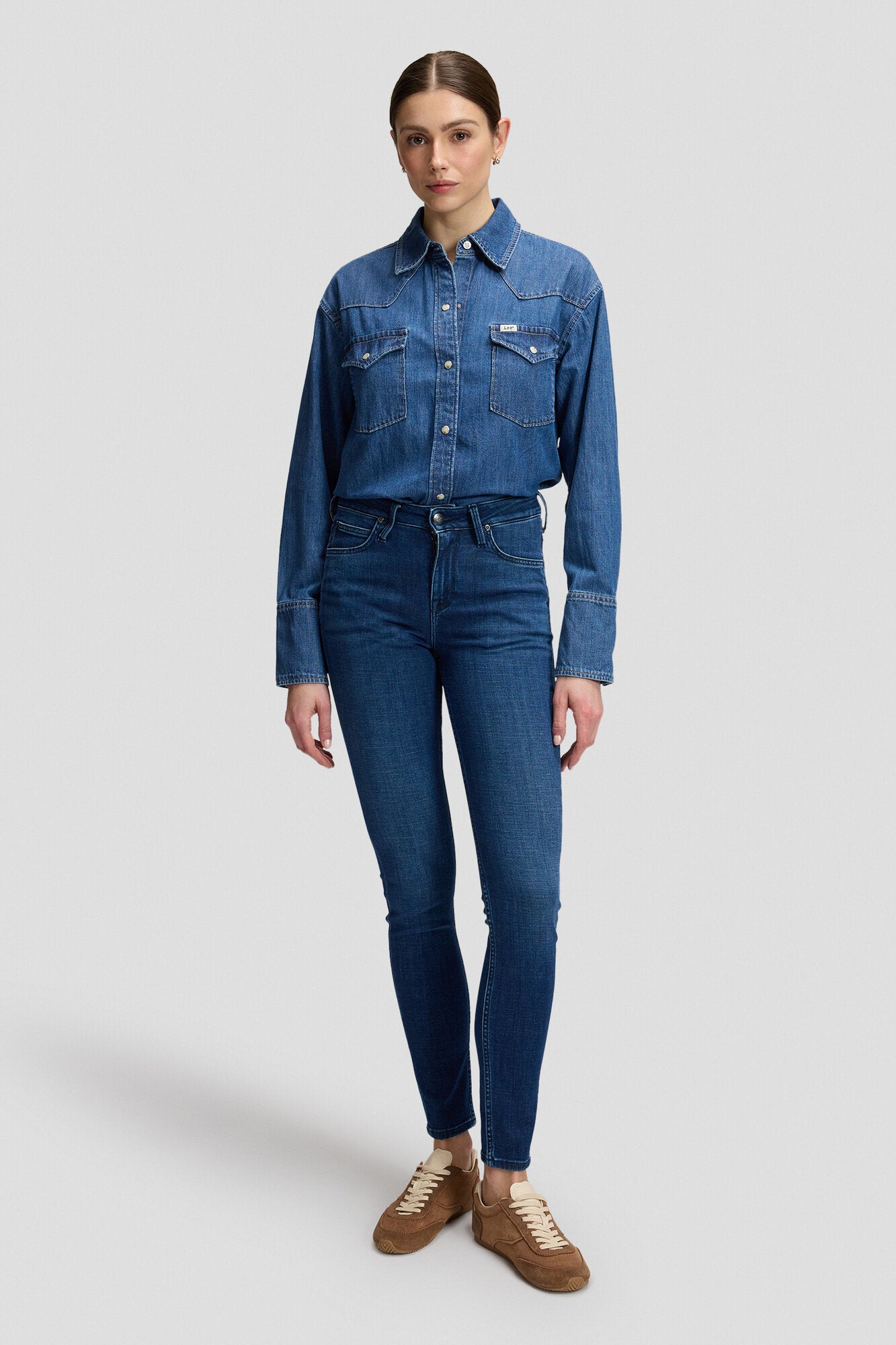 Essential Western denimskjorte - Ripe Beryy