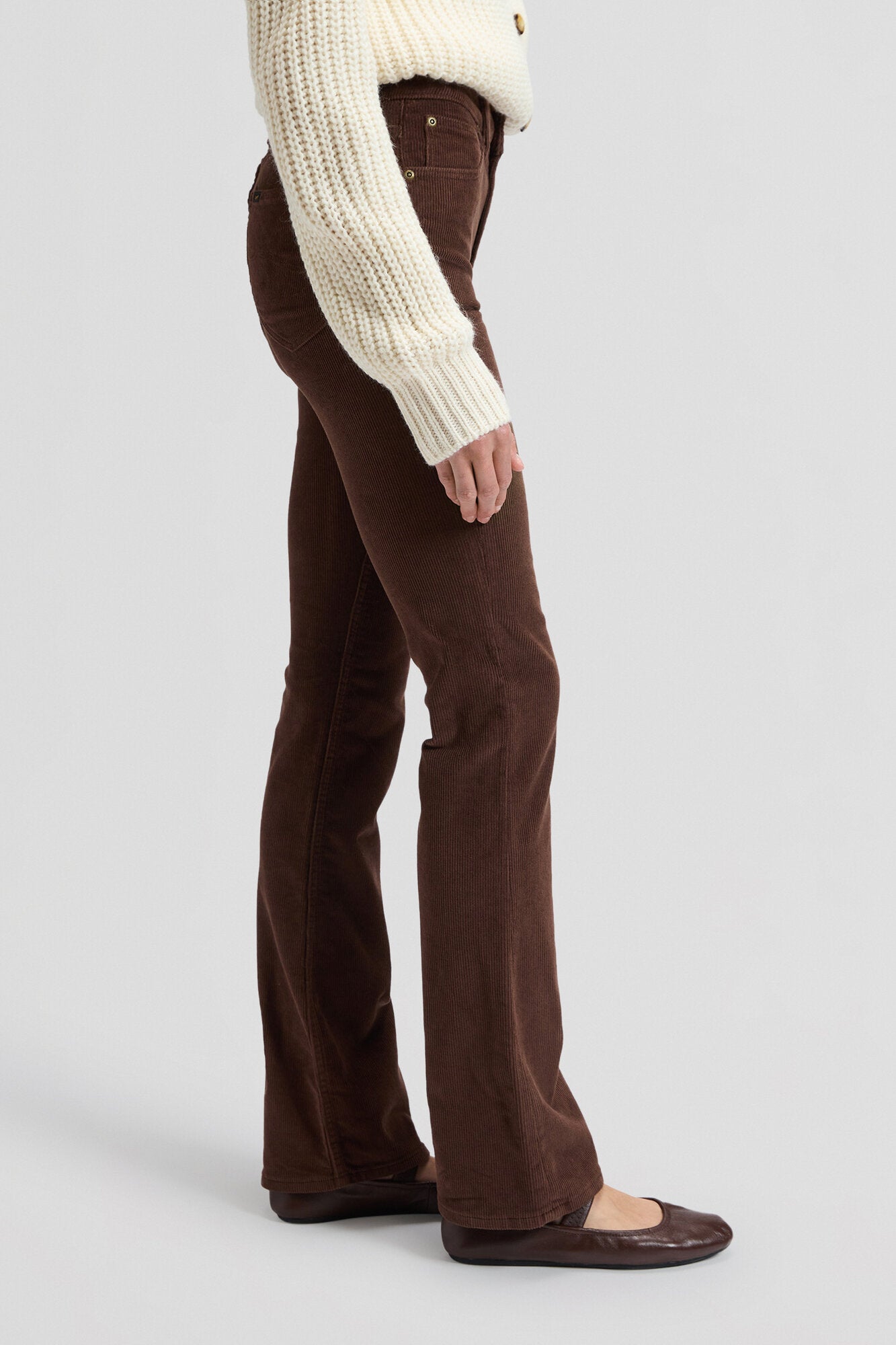 Breese Boot jeans – Shaved chocolate
