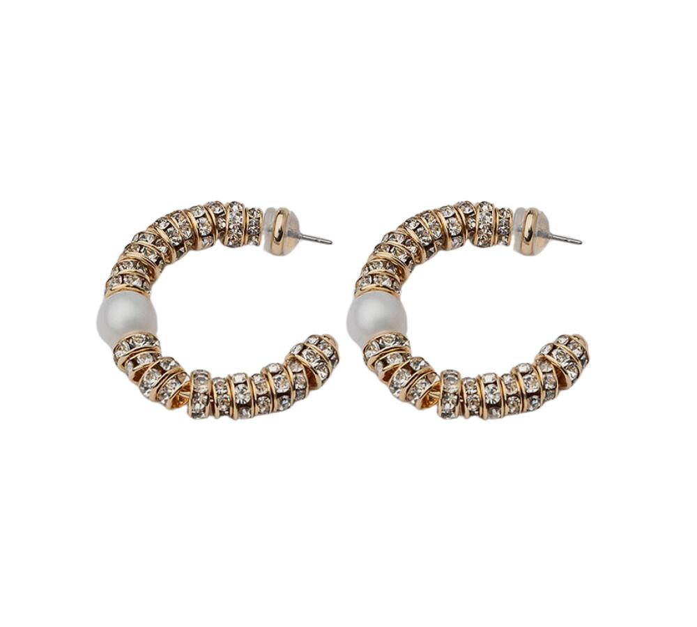 Glow hoops, Medium - guldfarvet