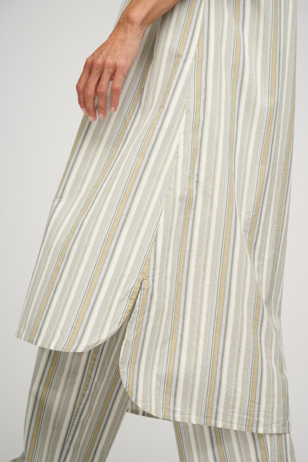 Moon Stripe bukser - Olive Gray Stripe