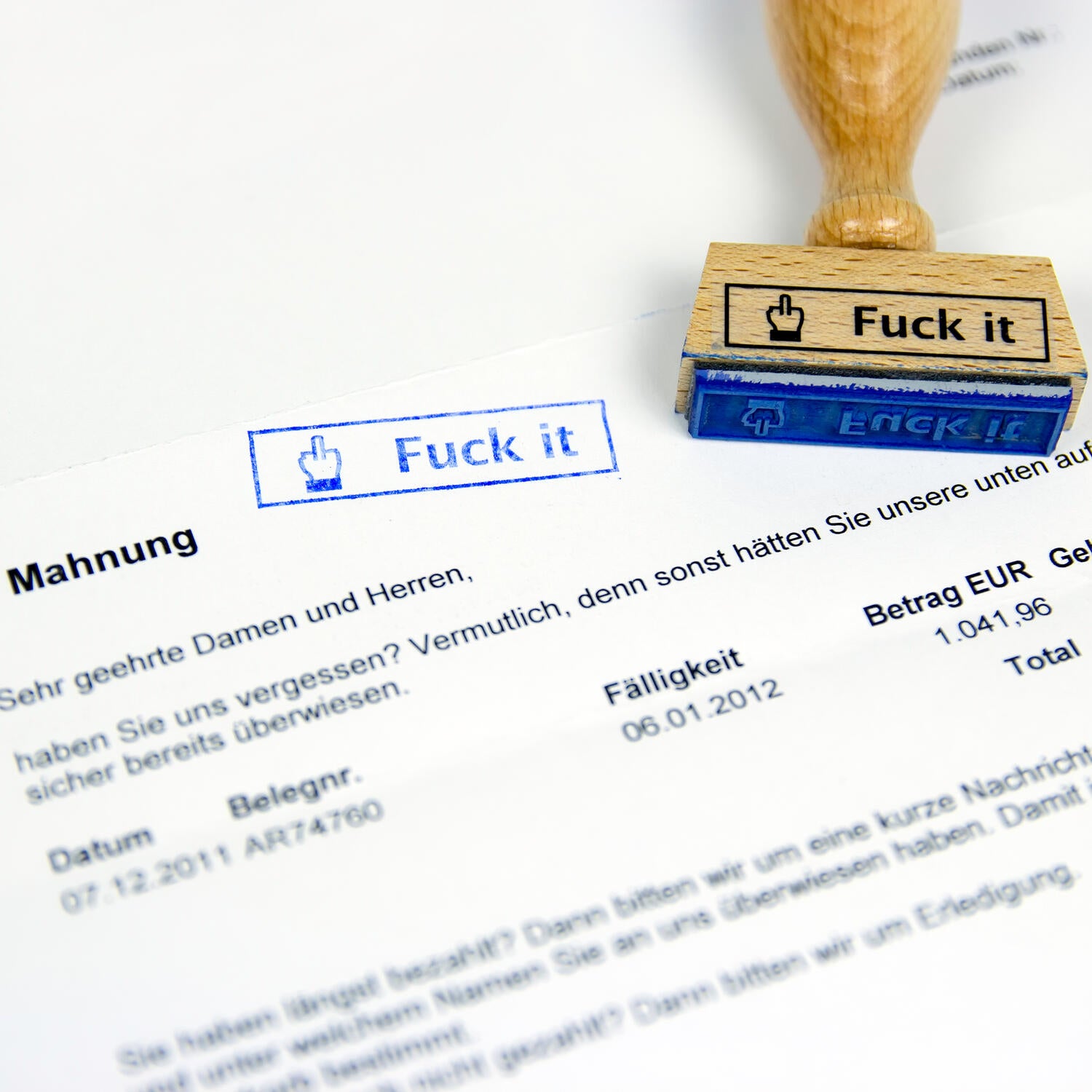 Fuck It stempel