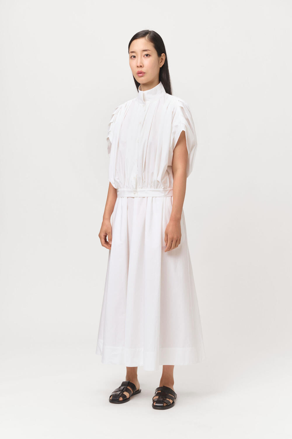 Rhea nederdel - Bright White