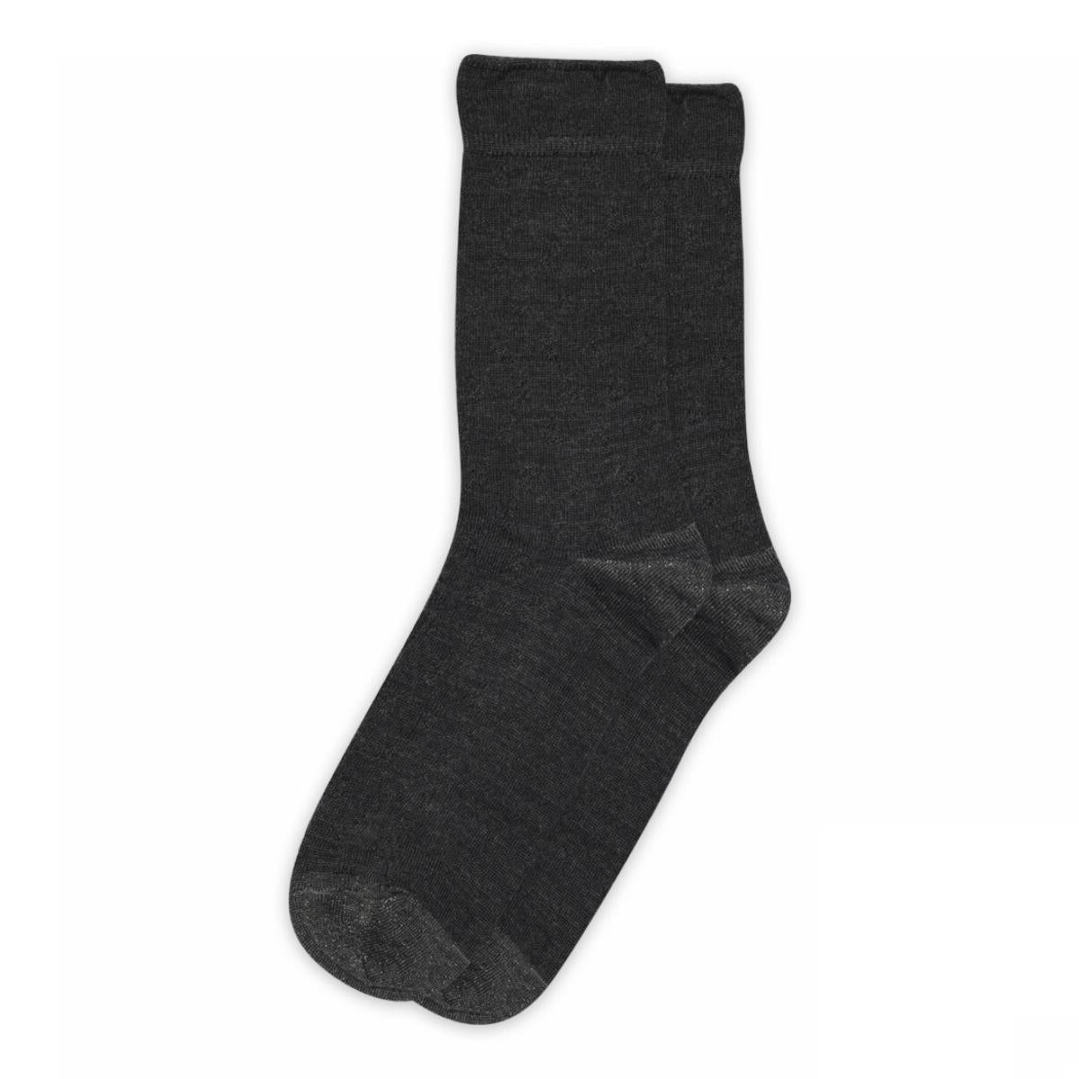 Margrethe strømper - Dark Grey Melange